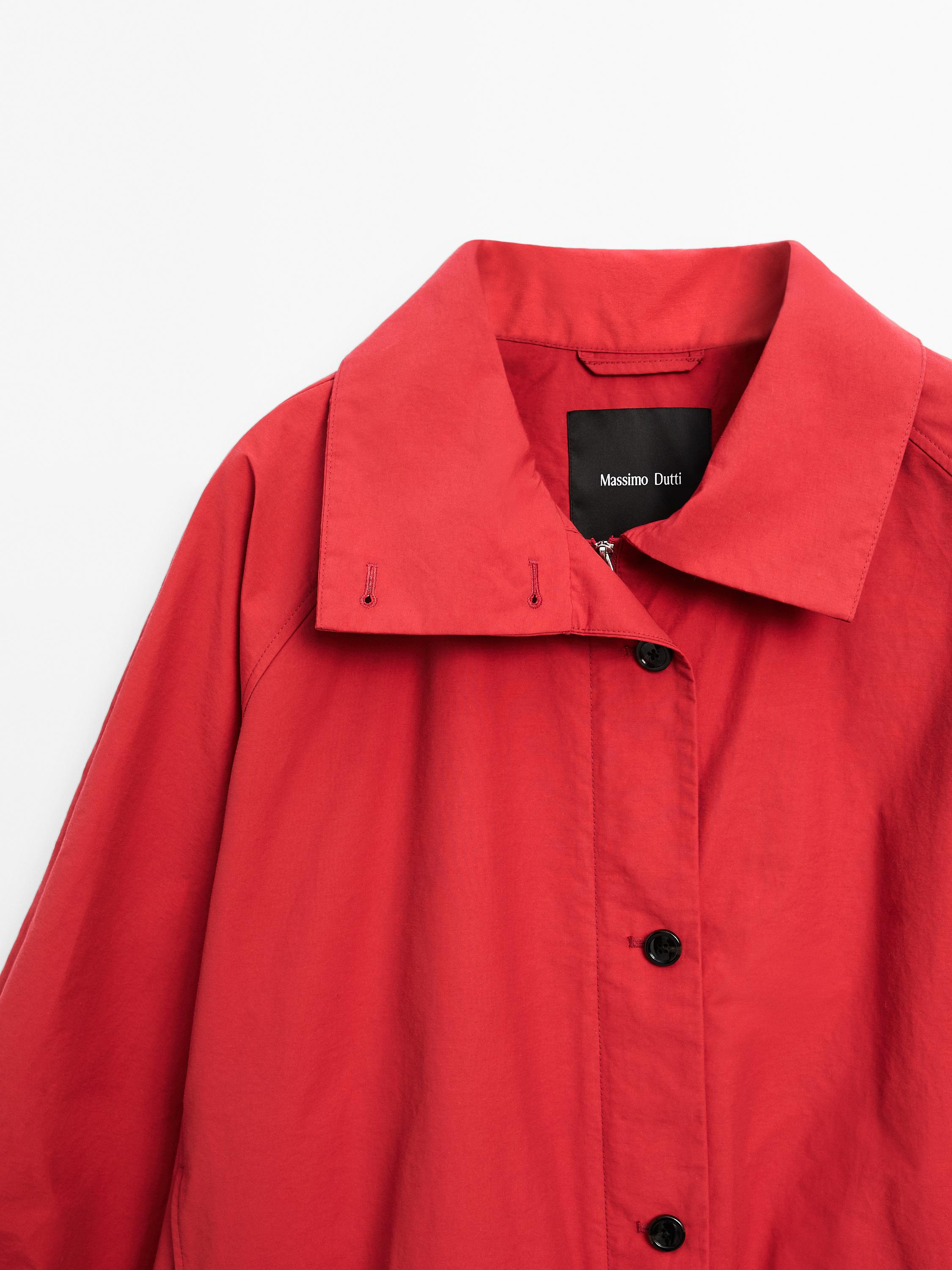 Jaket gembung bomber leher tinggi