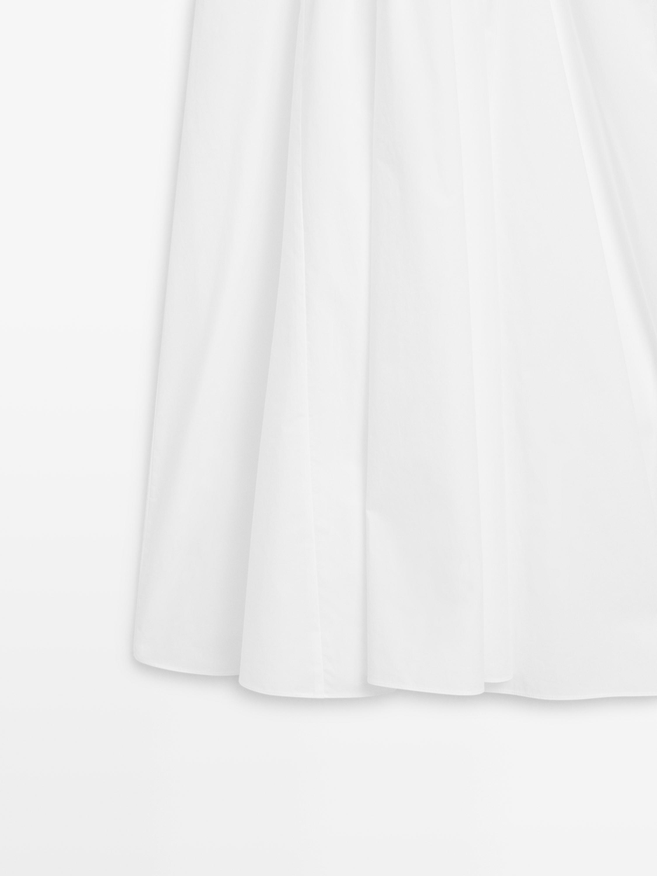 Robe longue plissée