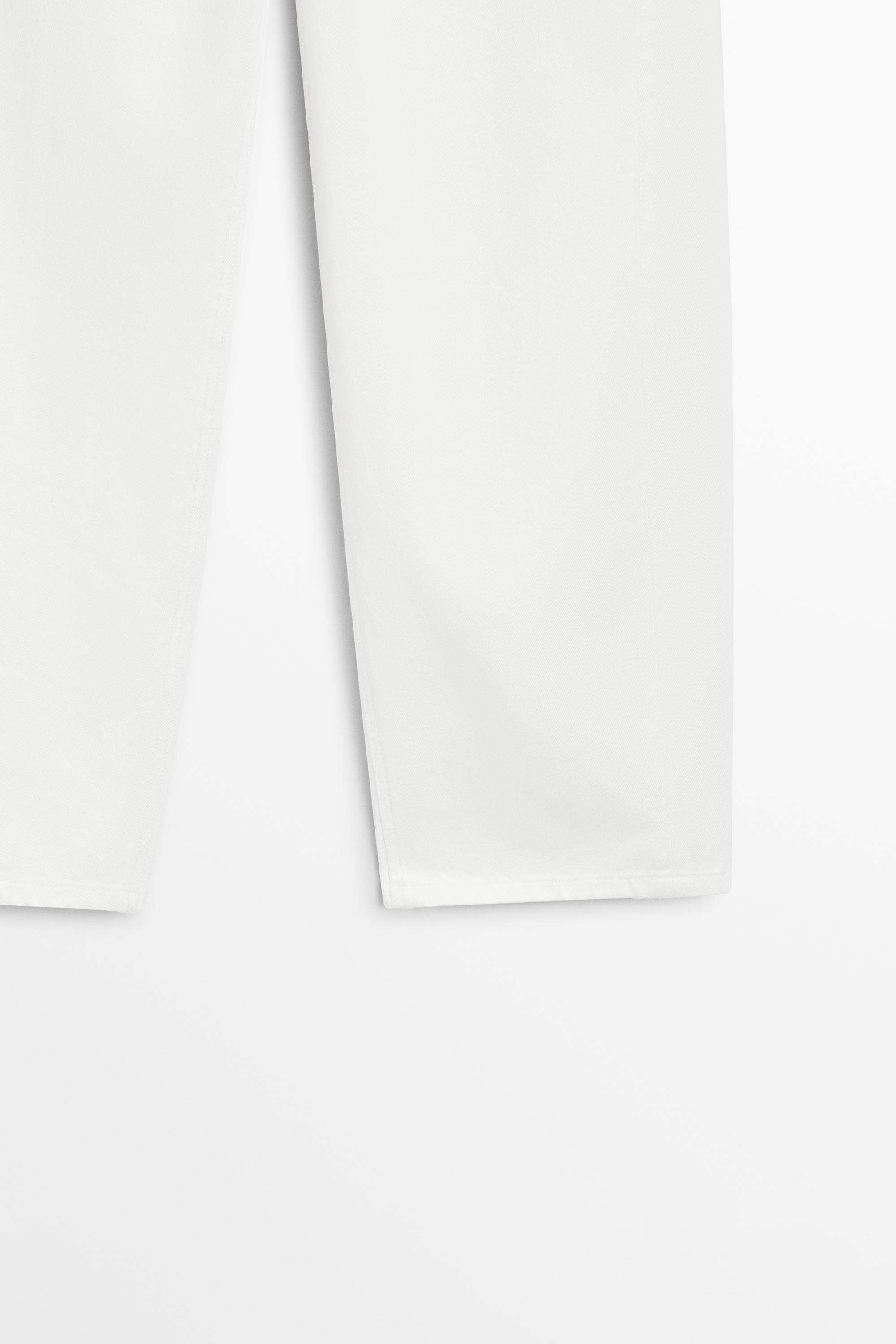 Mid-rise balloon fit jeans — Off white