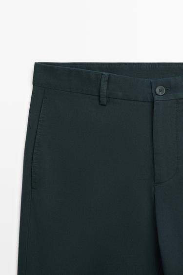 Slim fit pants — NAVY BLUE 4