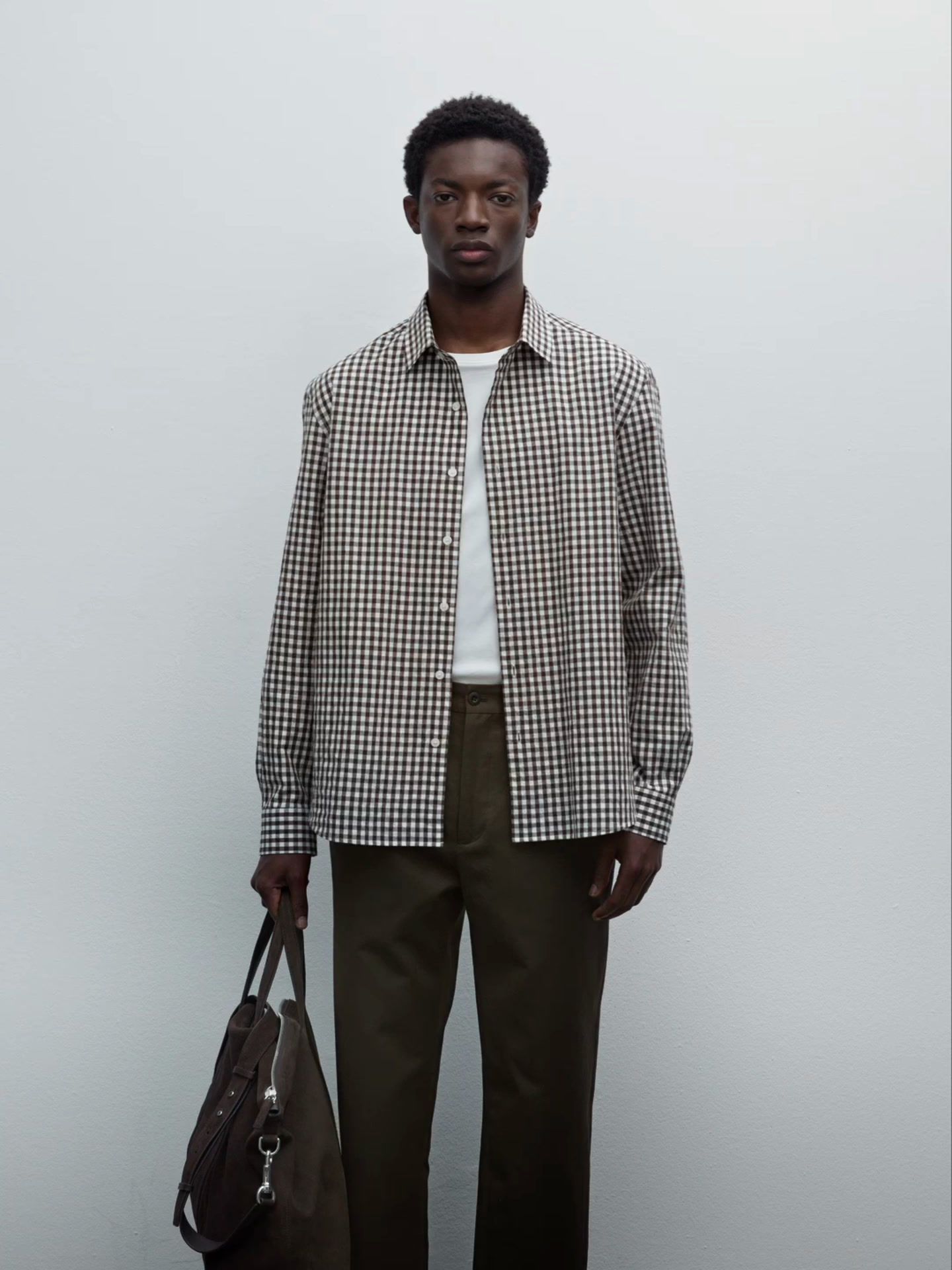 Chemise à carreaux relaxed fit