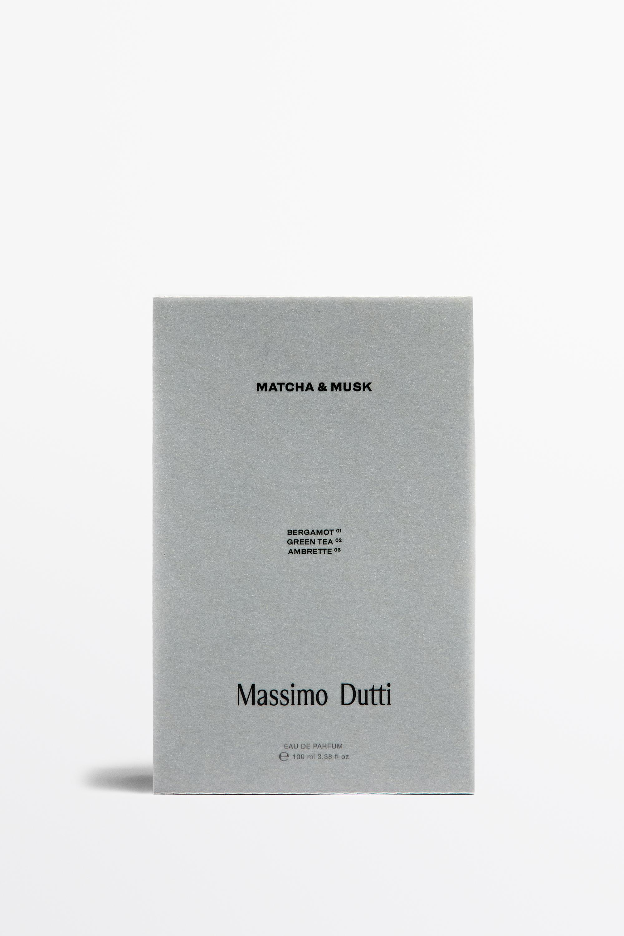 (100ML) MASSIMO DUTTI MATCHA & MUSK EAU DE PARFUM — PALE GREEN
