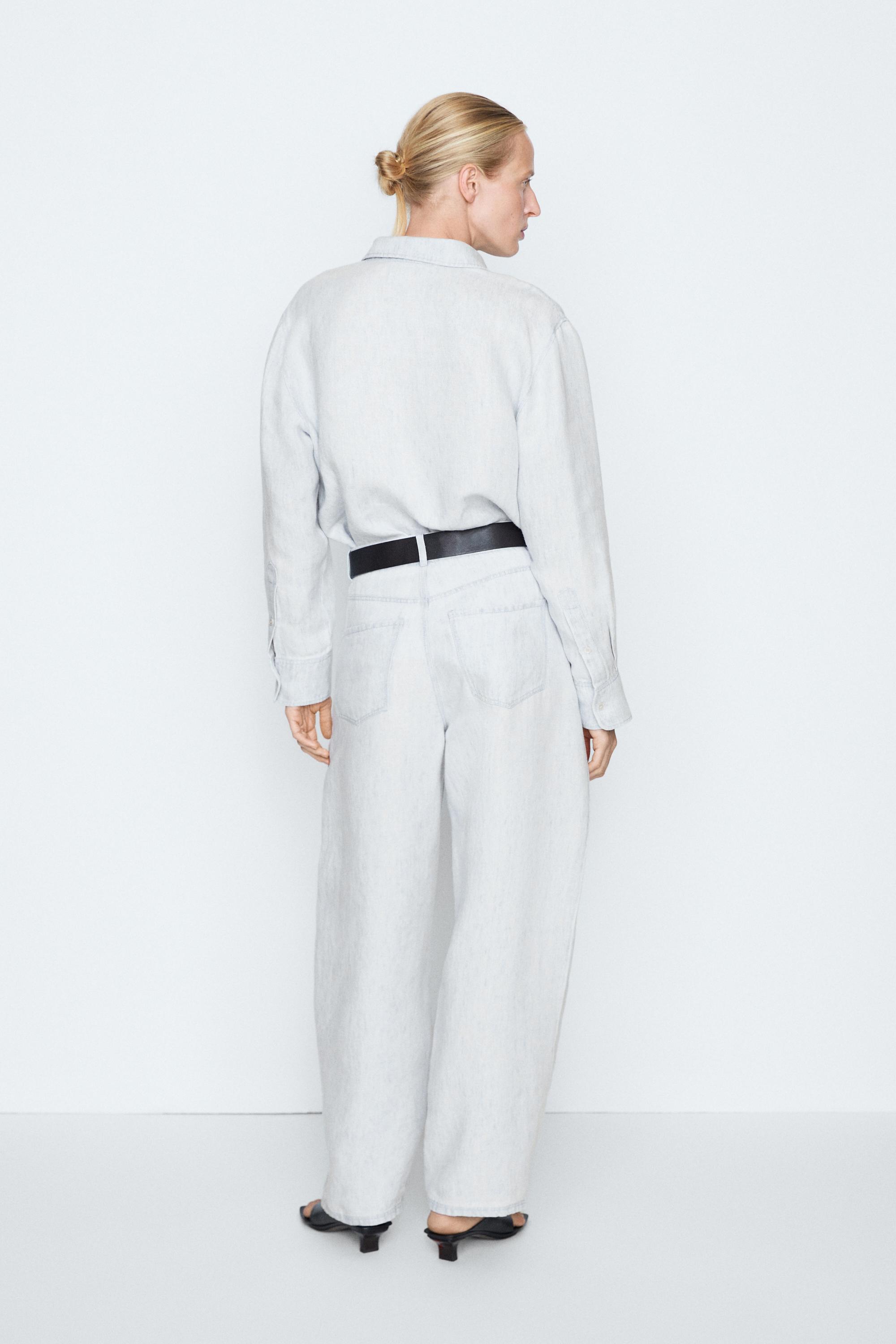Denim effect pocket shirt - STUDIO — Light Blue