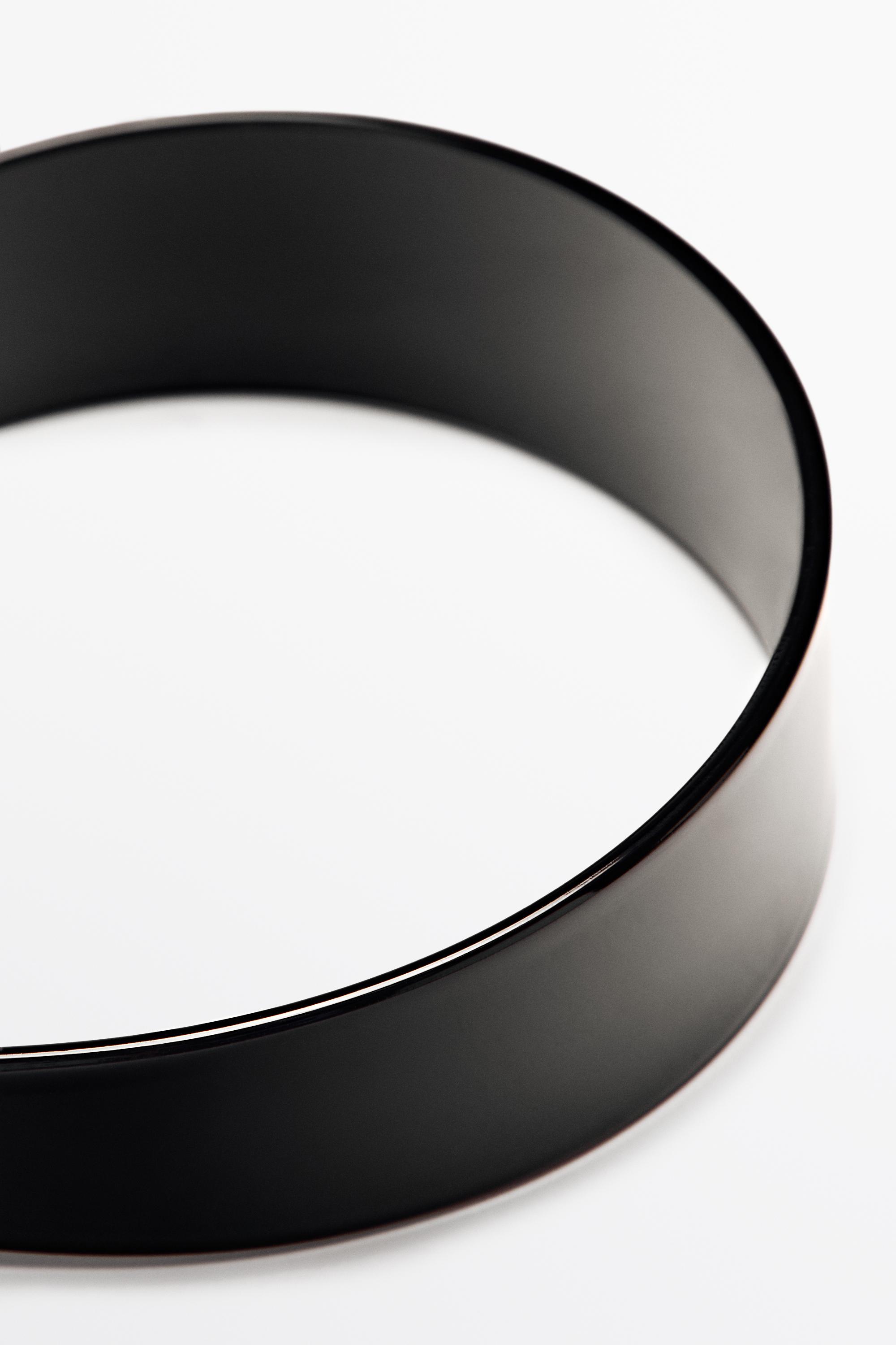 Plain headband — BLACK