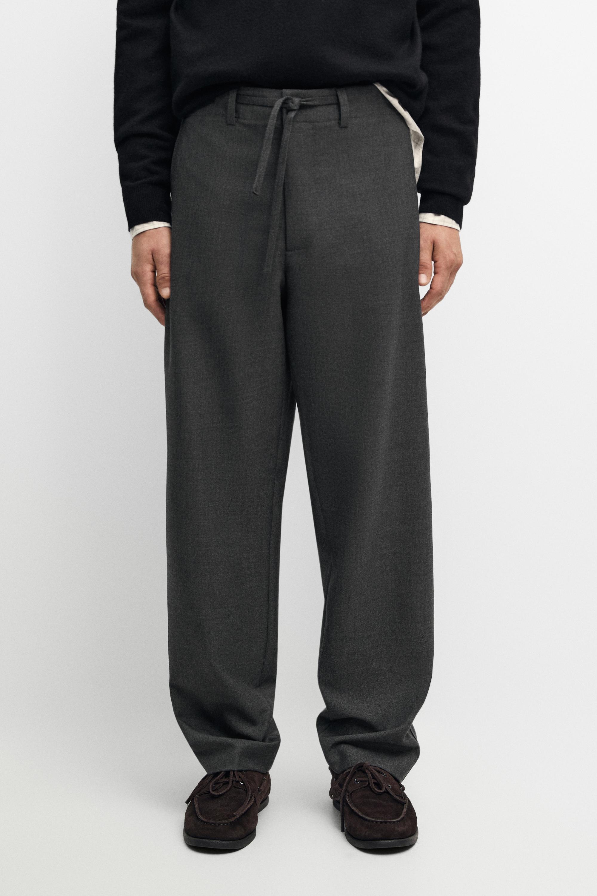 100% Cool Wool Pants — GREY
