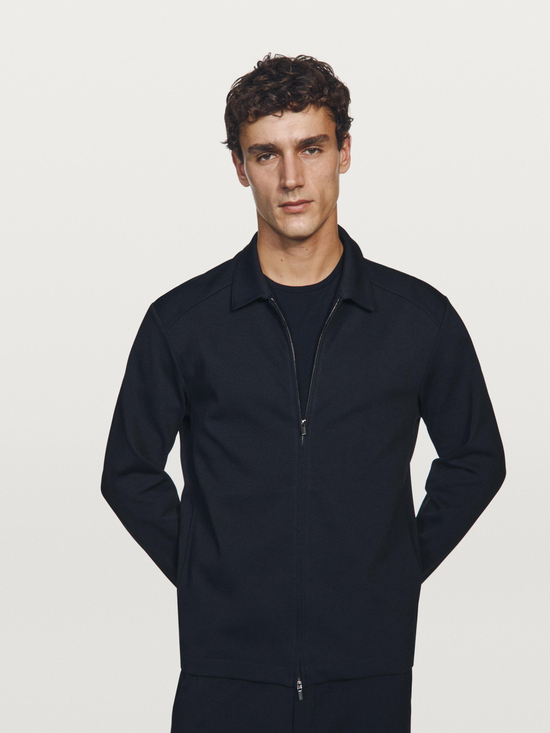 Lightweight cotton blend jacket