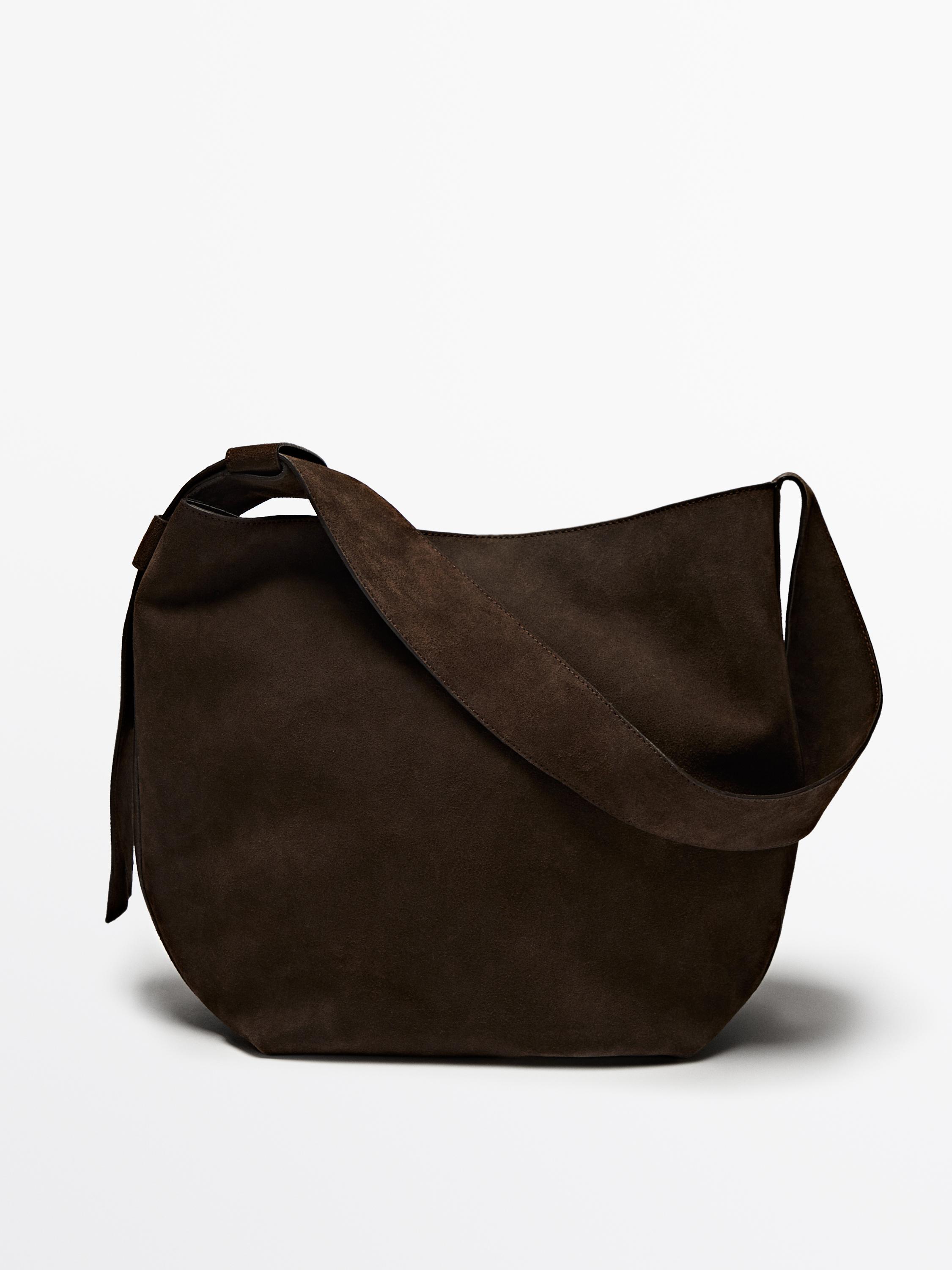 Bolso piel serraje