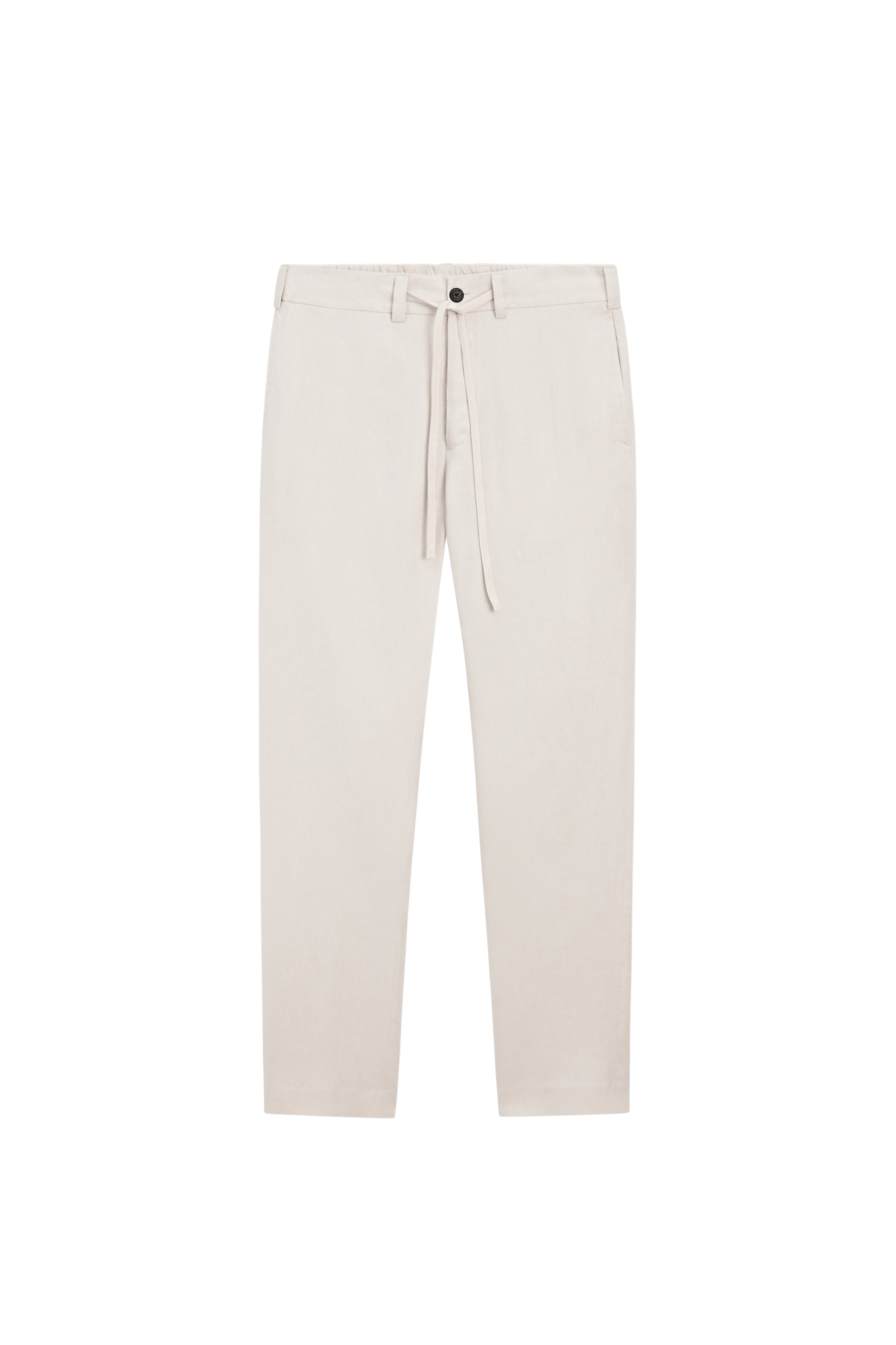 Massimo Dutti Elastik belli %100 keten pantolon görsel 6