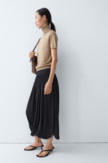 Turtleneck knit sweater — BEIGE MARL 8