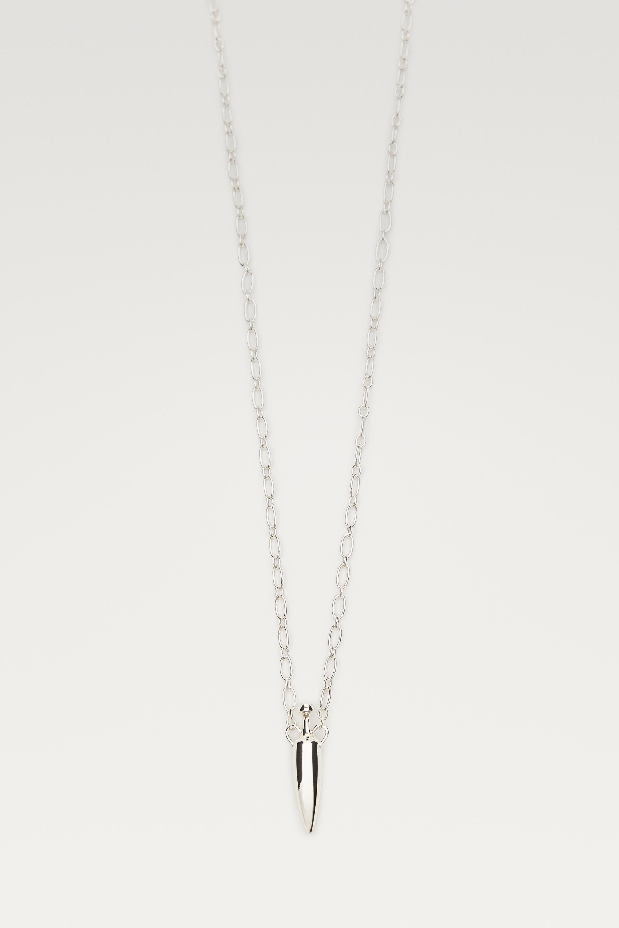 Amphora pendant necklace — SILVER