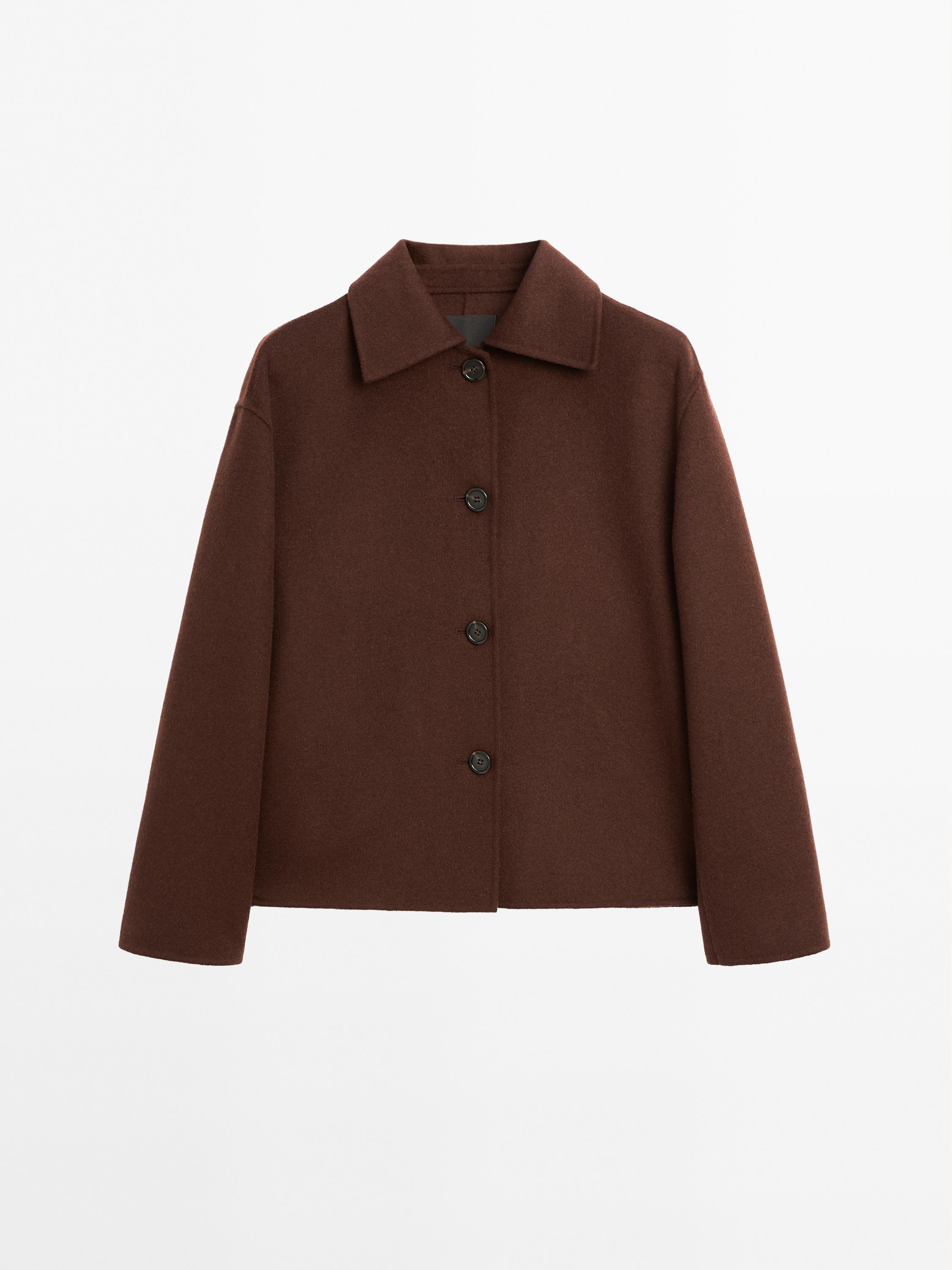 Yung aralash matodan yaktaknusxa yoqali kalta jaket