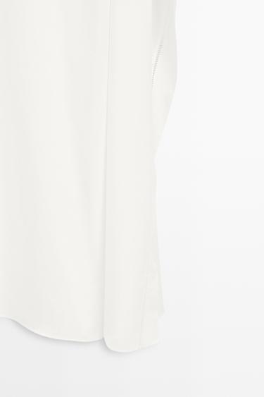 Asymmetric ruffle midi dress - STUDIO — Off white 7