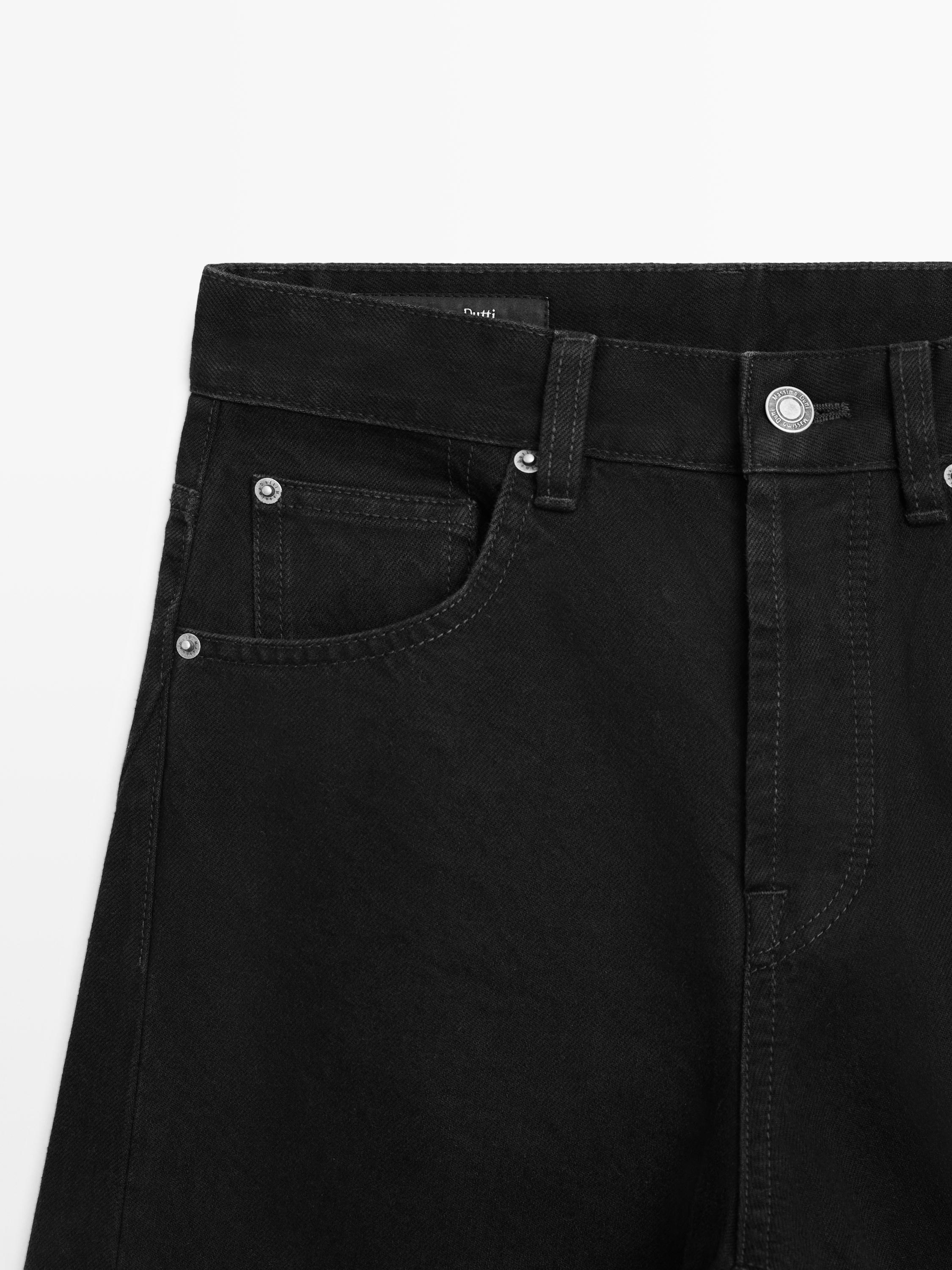 Mid-rise balloon fit jeans — Chocolate
