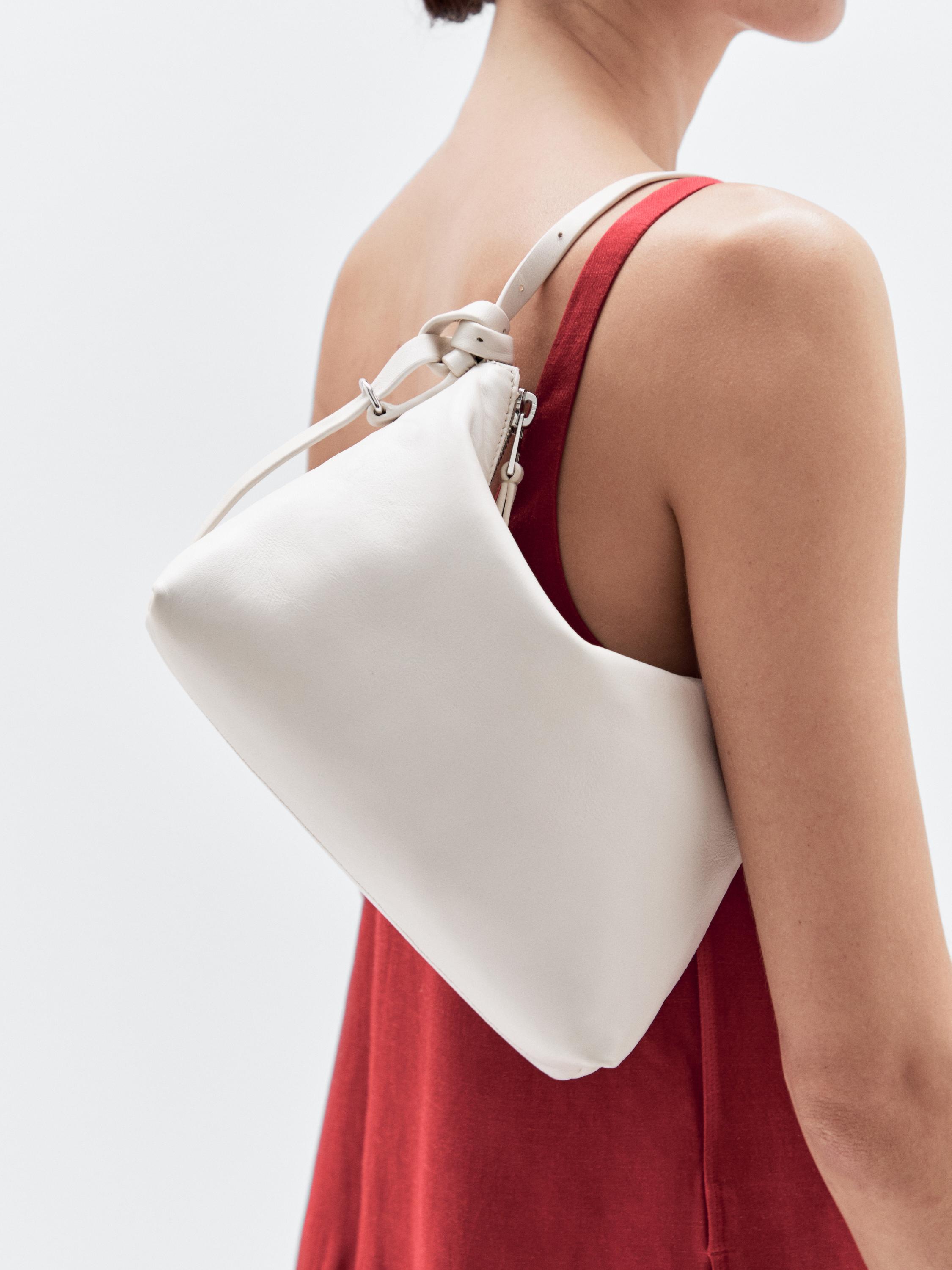 Small nappa leather bag