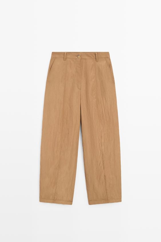 Hafif barrel fit pantolon