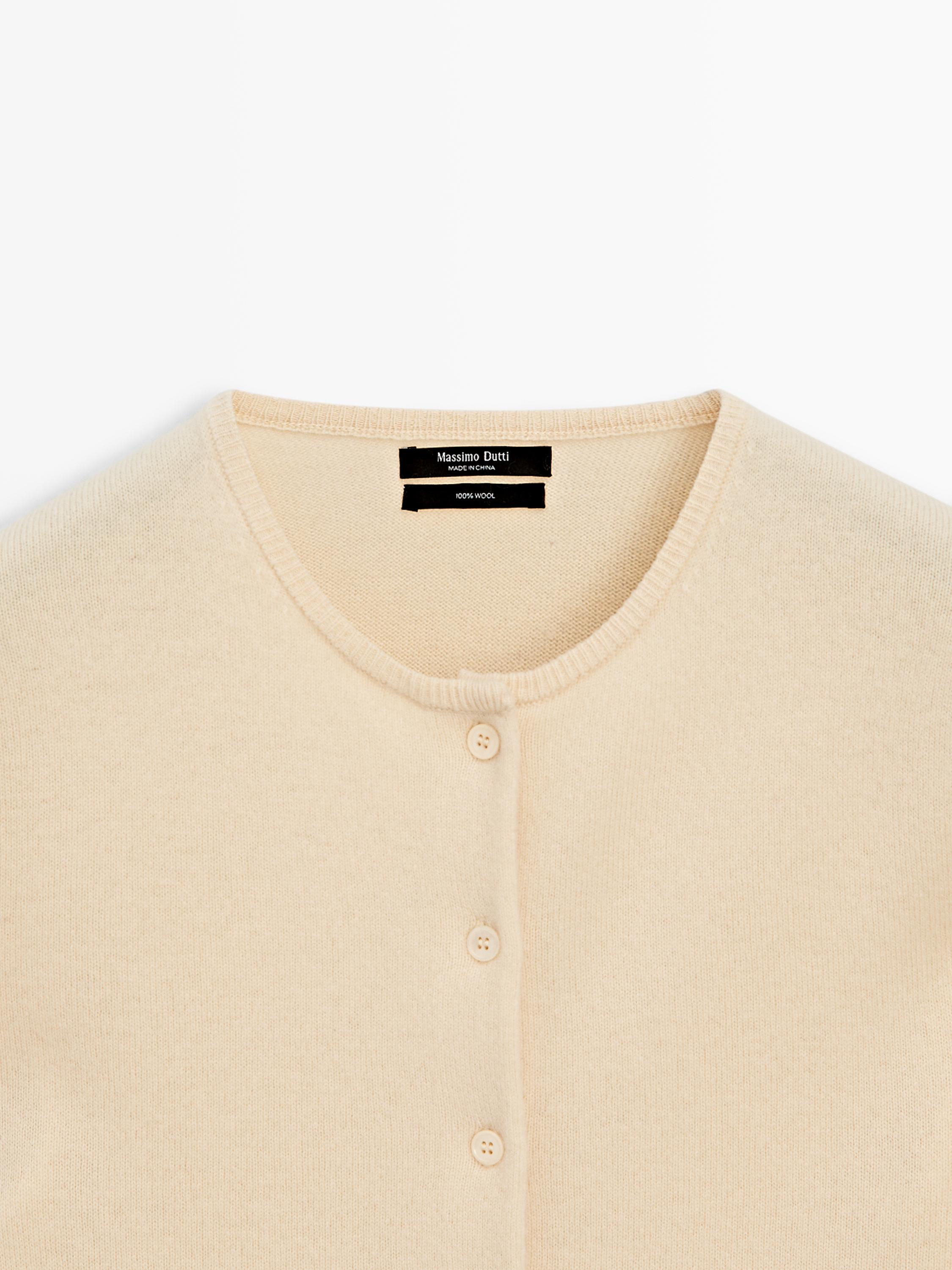 希少　Massimo Dutti ニットロングカーディガン Long knit cardigan with tie detail · Mole Brown · Cardigan