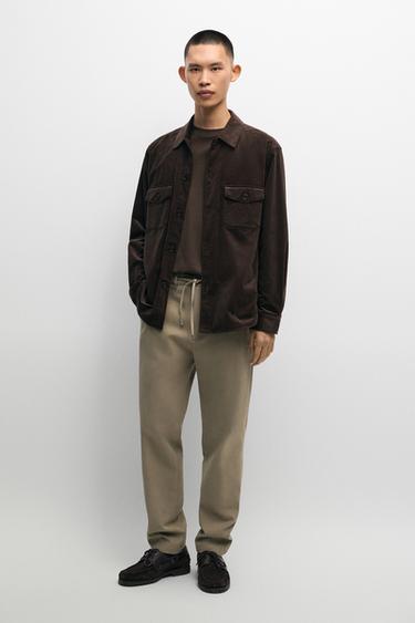 Jogger fit pants — BROWN 1
