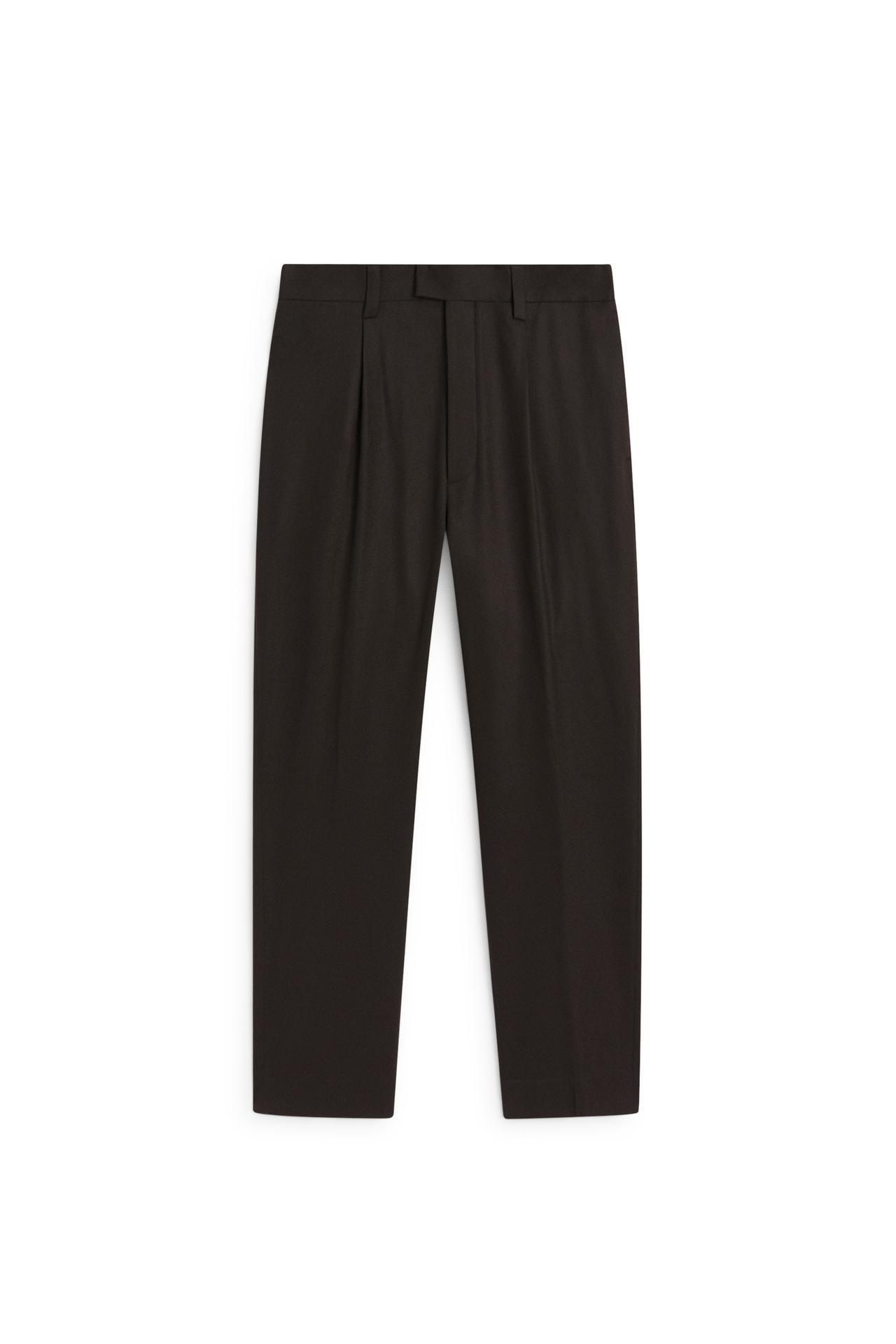 Wool blend darted suit pants - LIMITED EDITION — BROWN