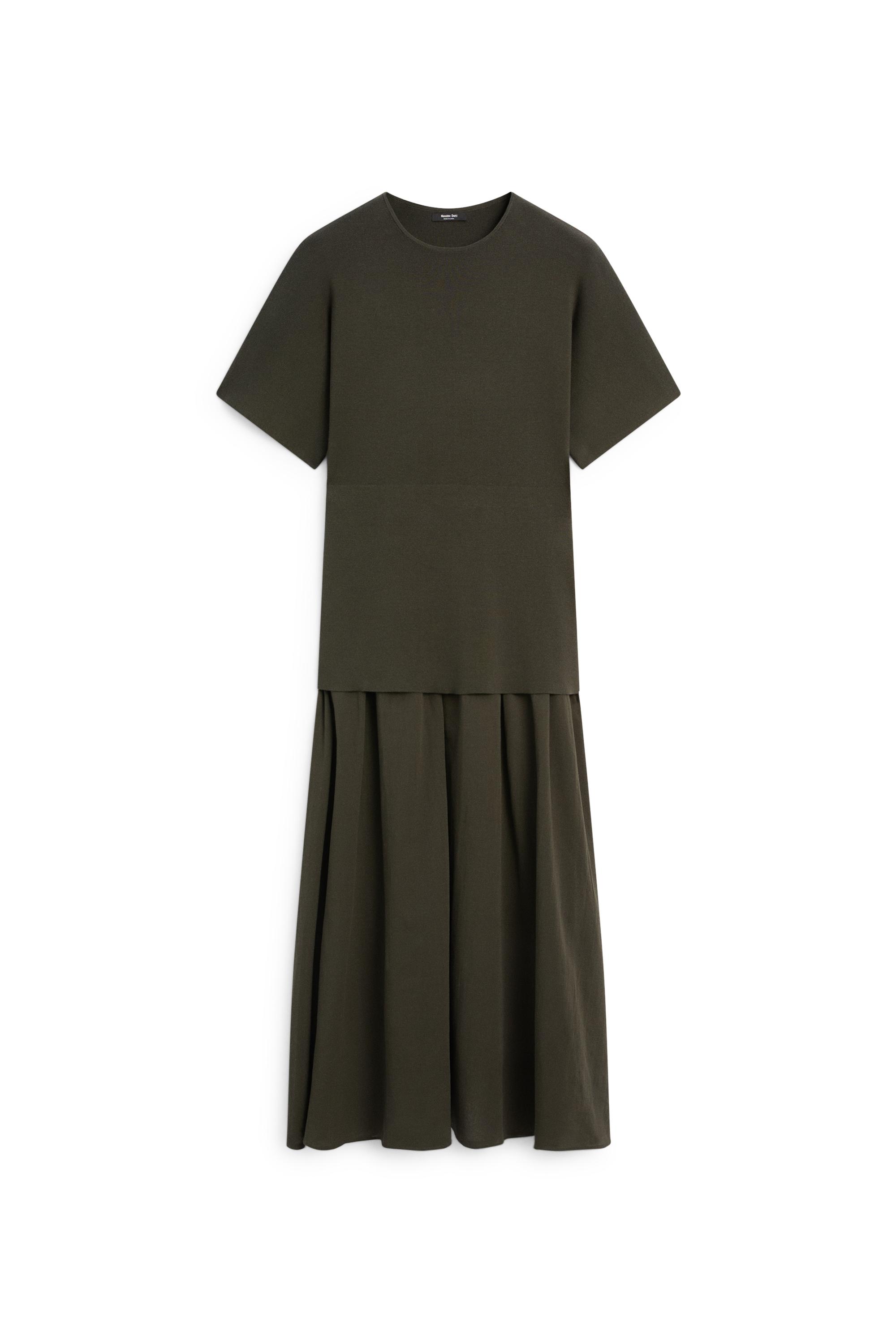 Massimo Dutti Kombine midi elbise