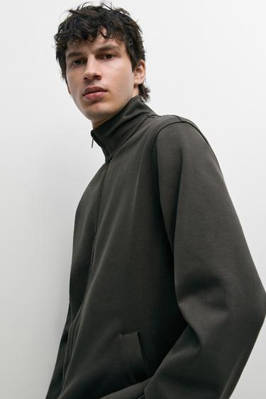 Cotton-Blend Suede Jacket, Co-ord Look — DARK GREEN 7
