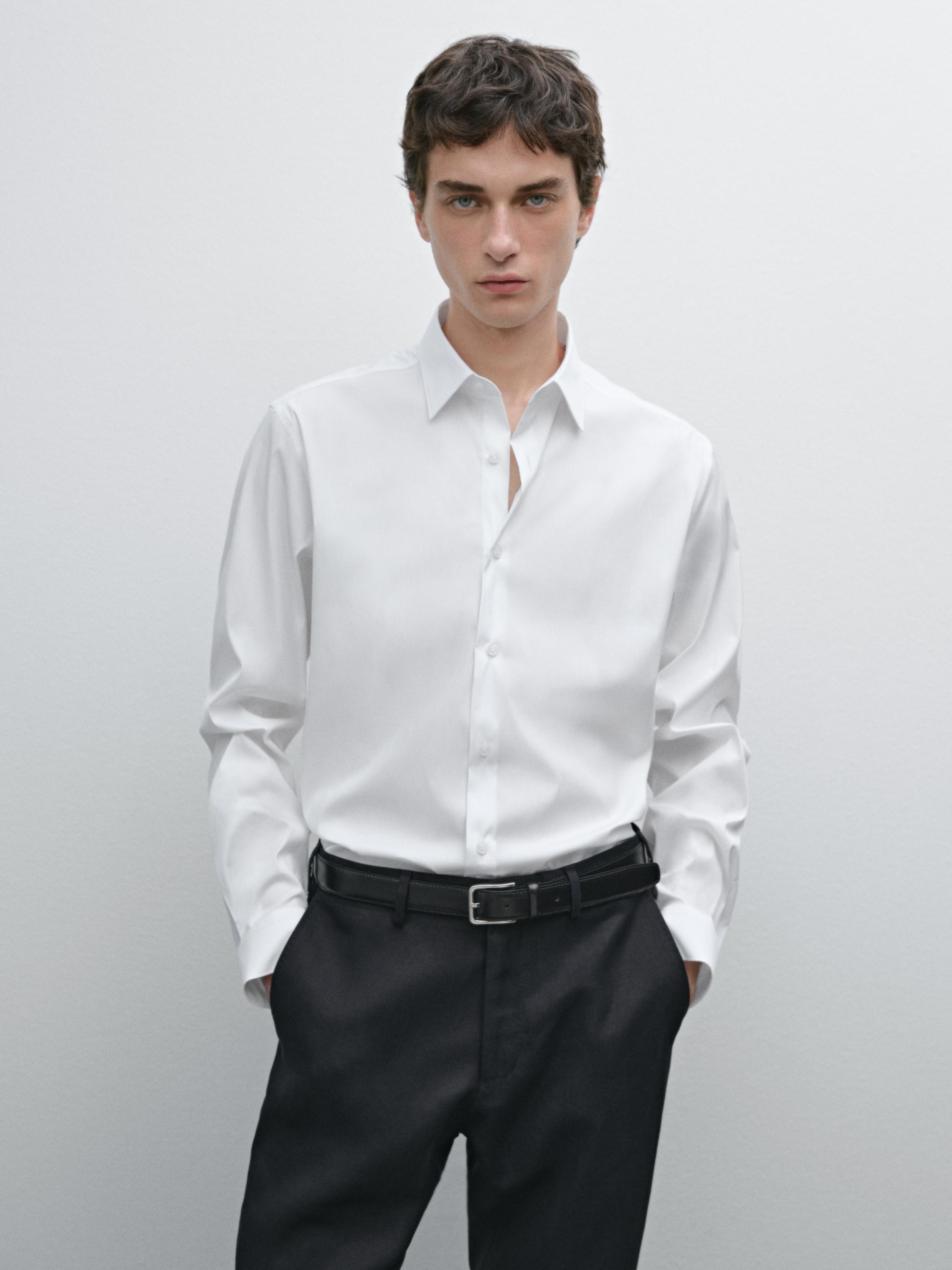 Camicia slim fit stretch