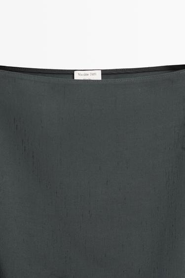 Flowing asymmetric total look cape - STUDIO — PETROLEUM 7