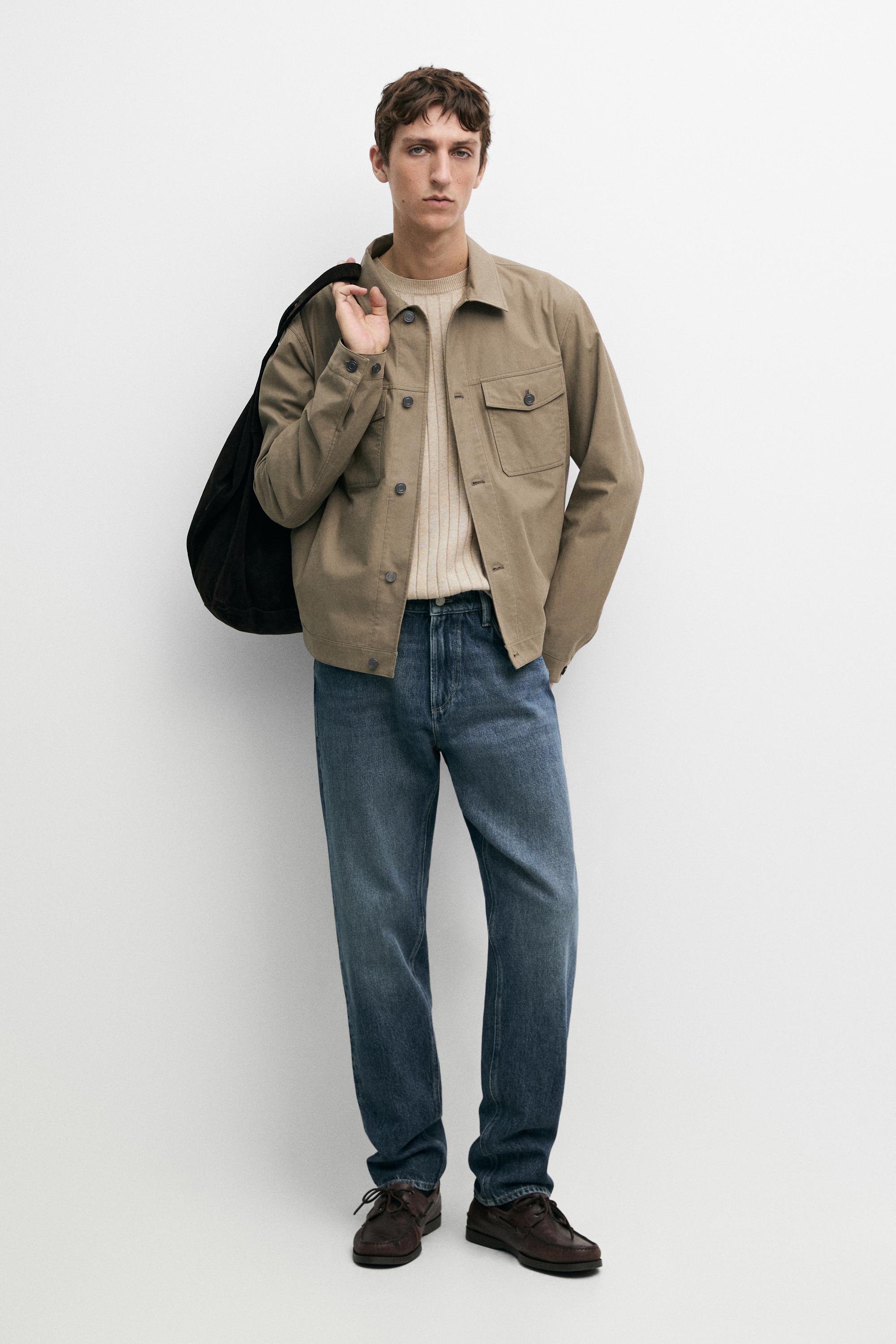 Džínsy slim fit s úpravou kamenné pranie