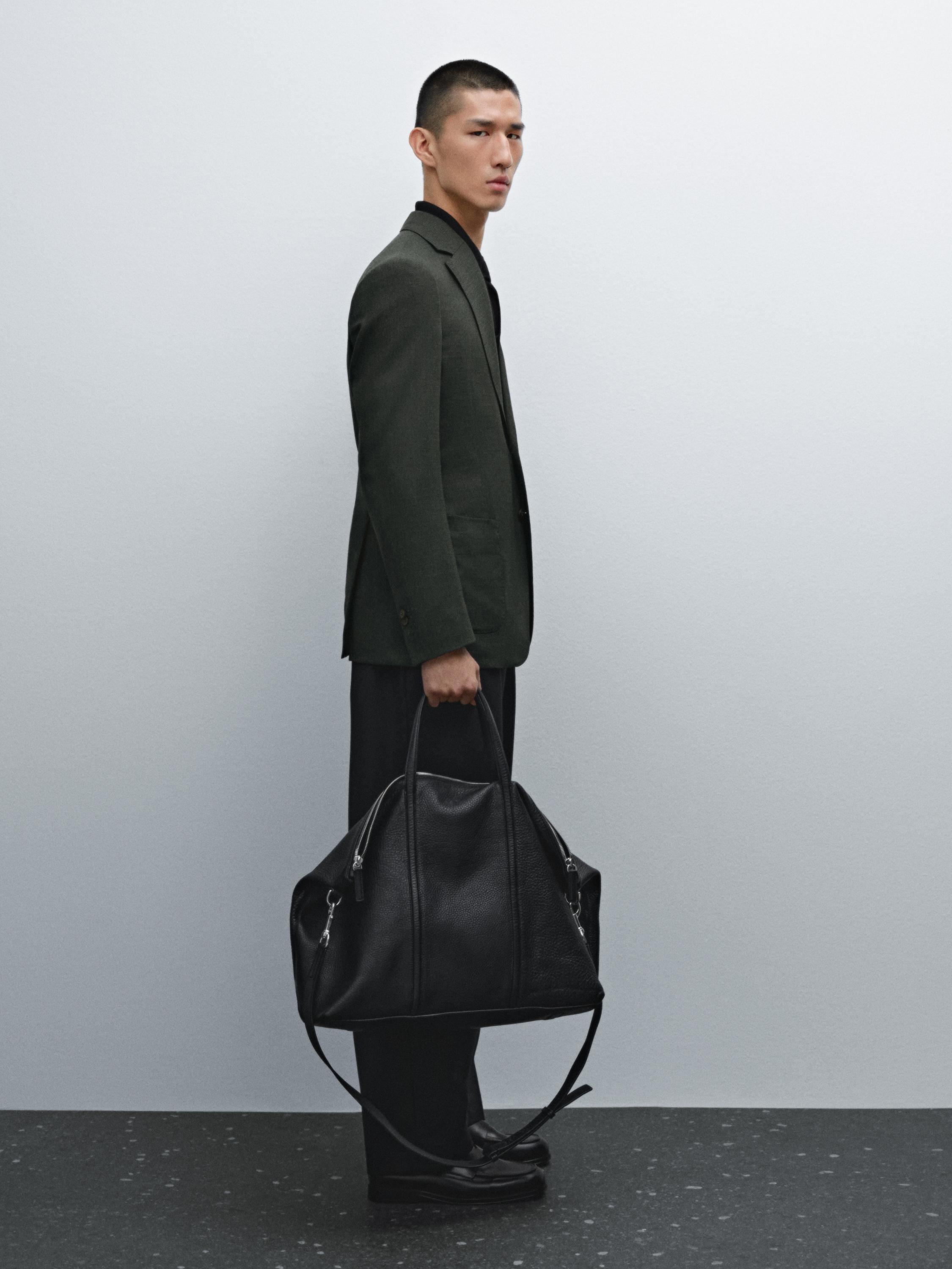 بليزر بارز الملمس صوف 100%