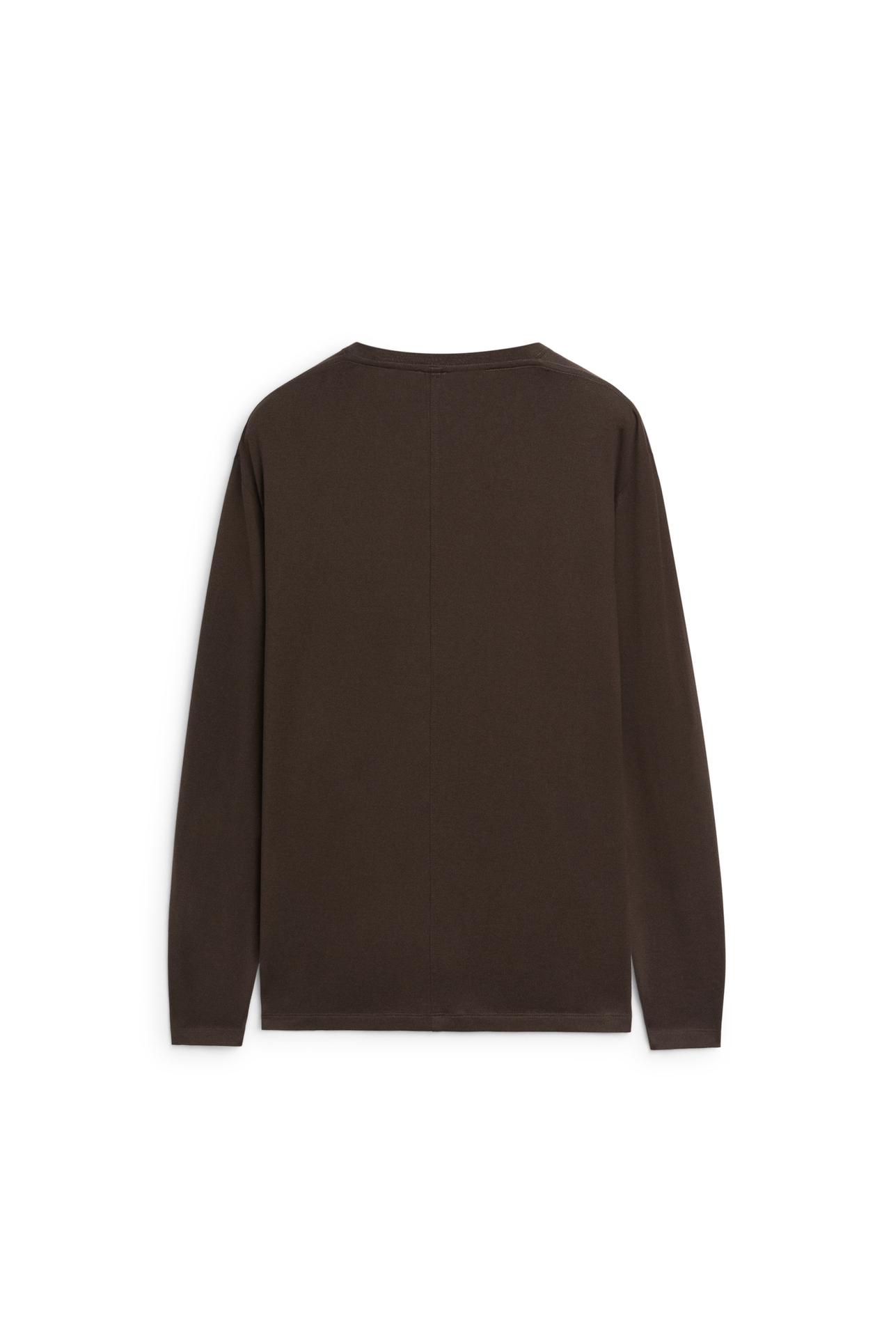 100% cotton long sleeve T-shirt - LIMITED EDITION — Chocolate