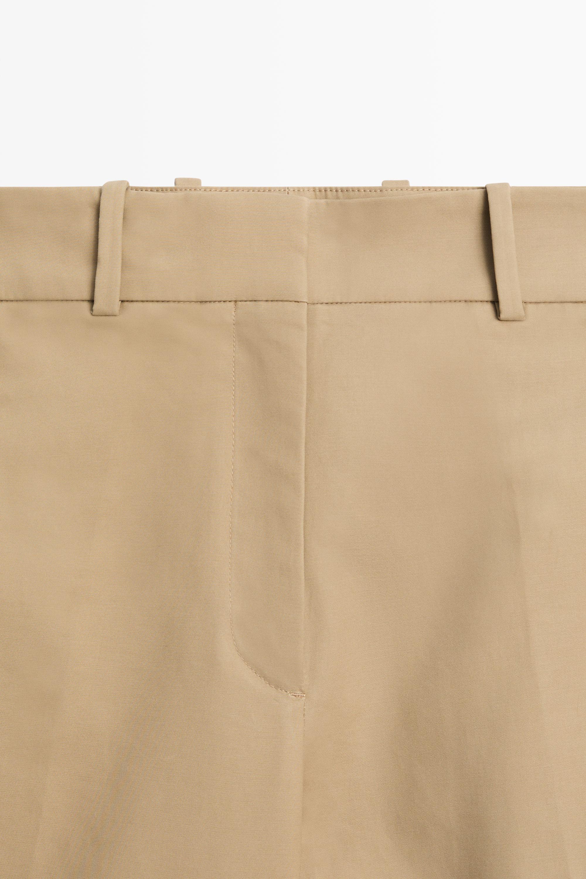 Adjustable tab trousers - STUDIO — CAMEL