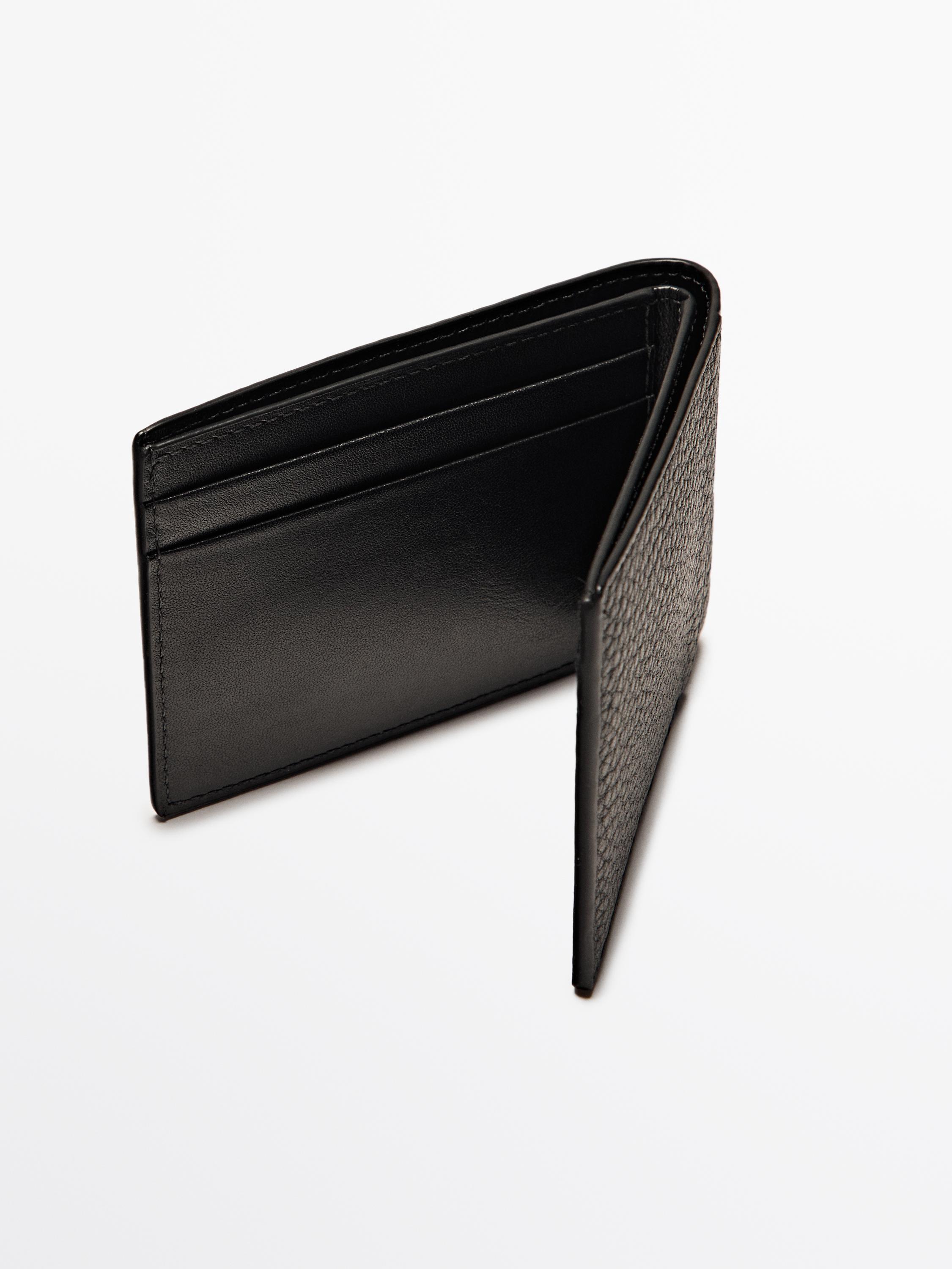 Brieftasche Querformat Nappaleder