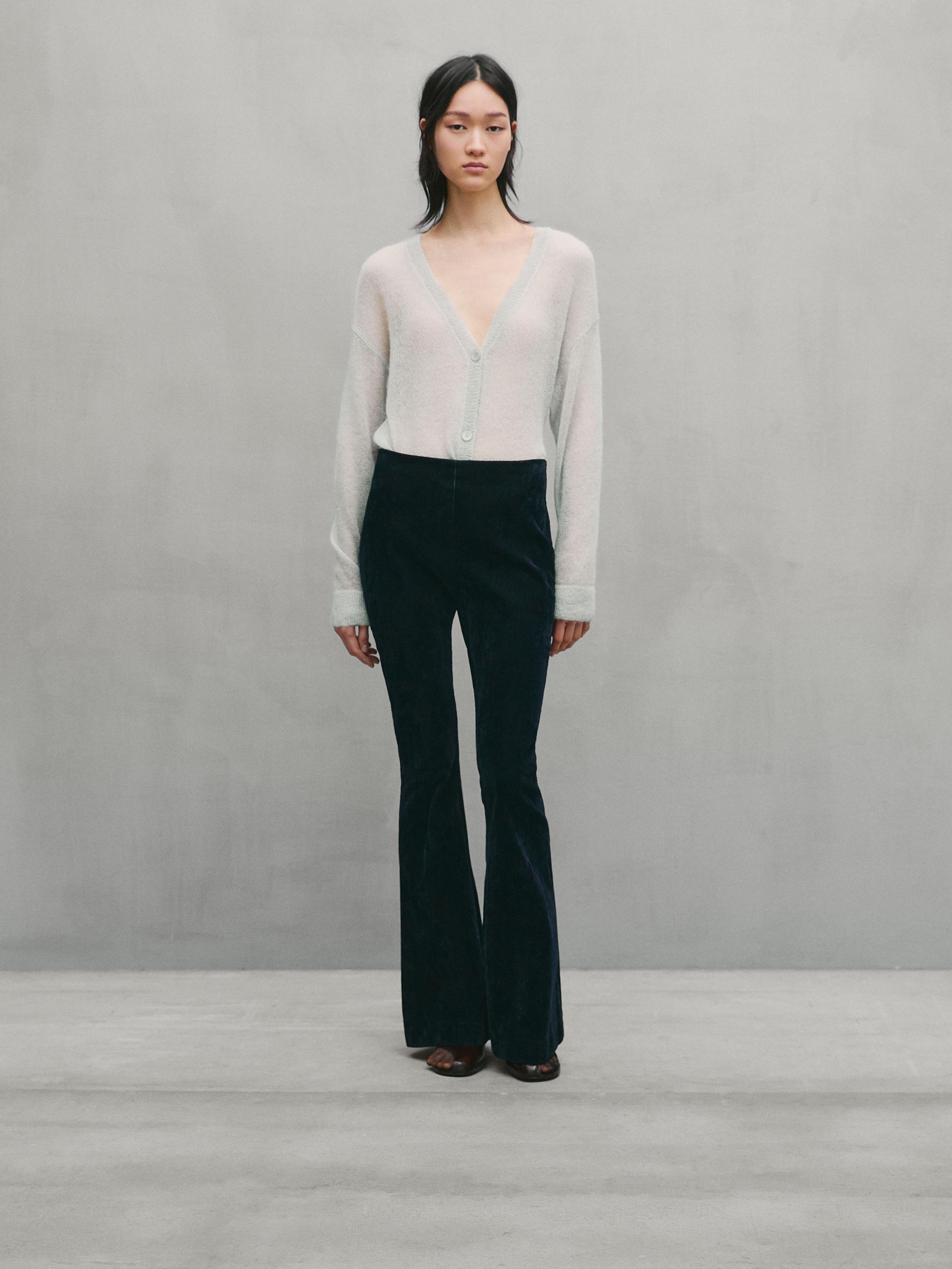 Cardigan lung din tricot ajurat - Studio