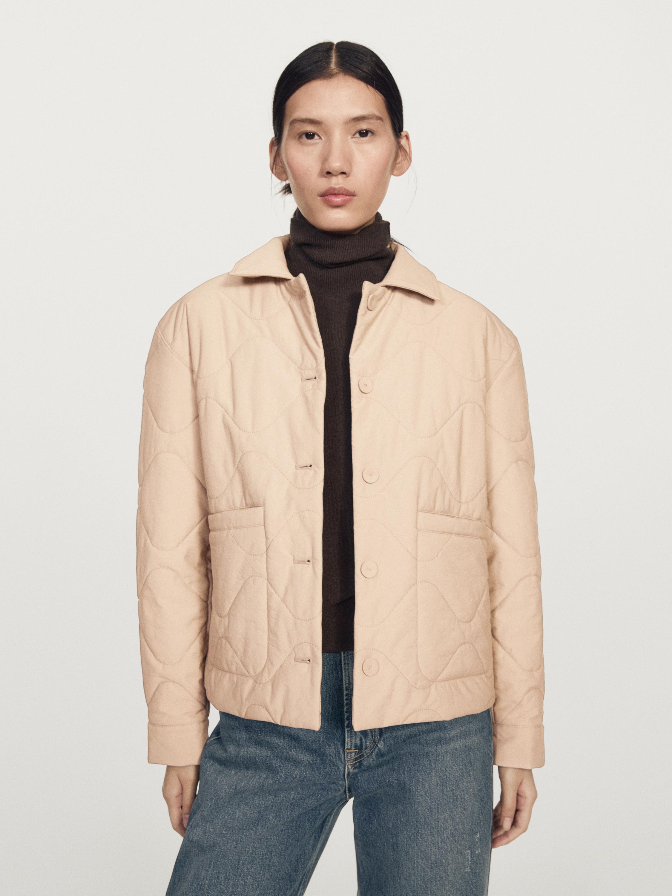 Jacket with seam details