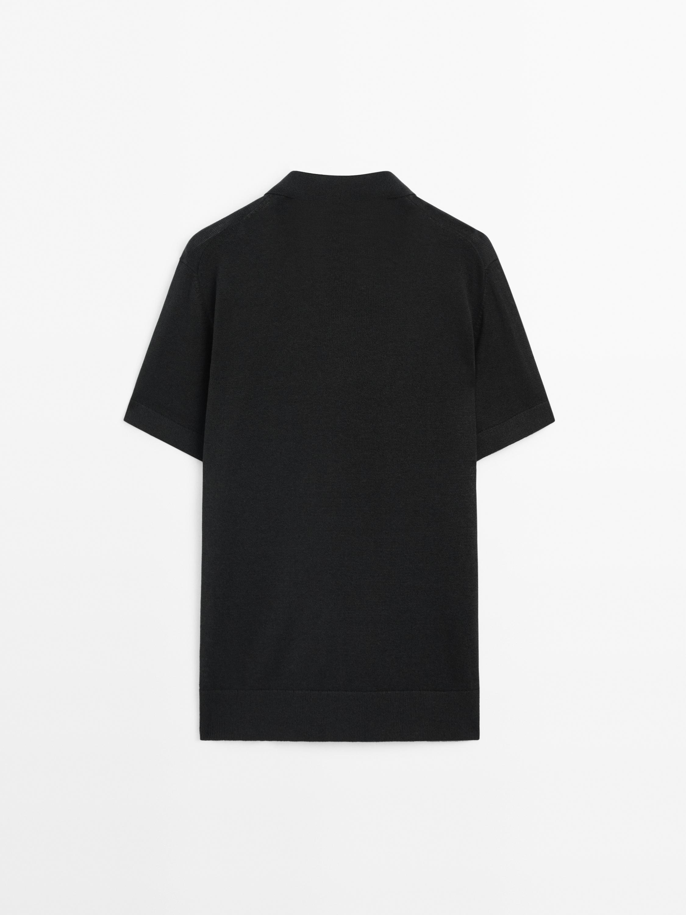 Linen blend short sleeve cardigan