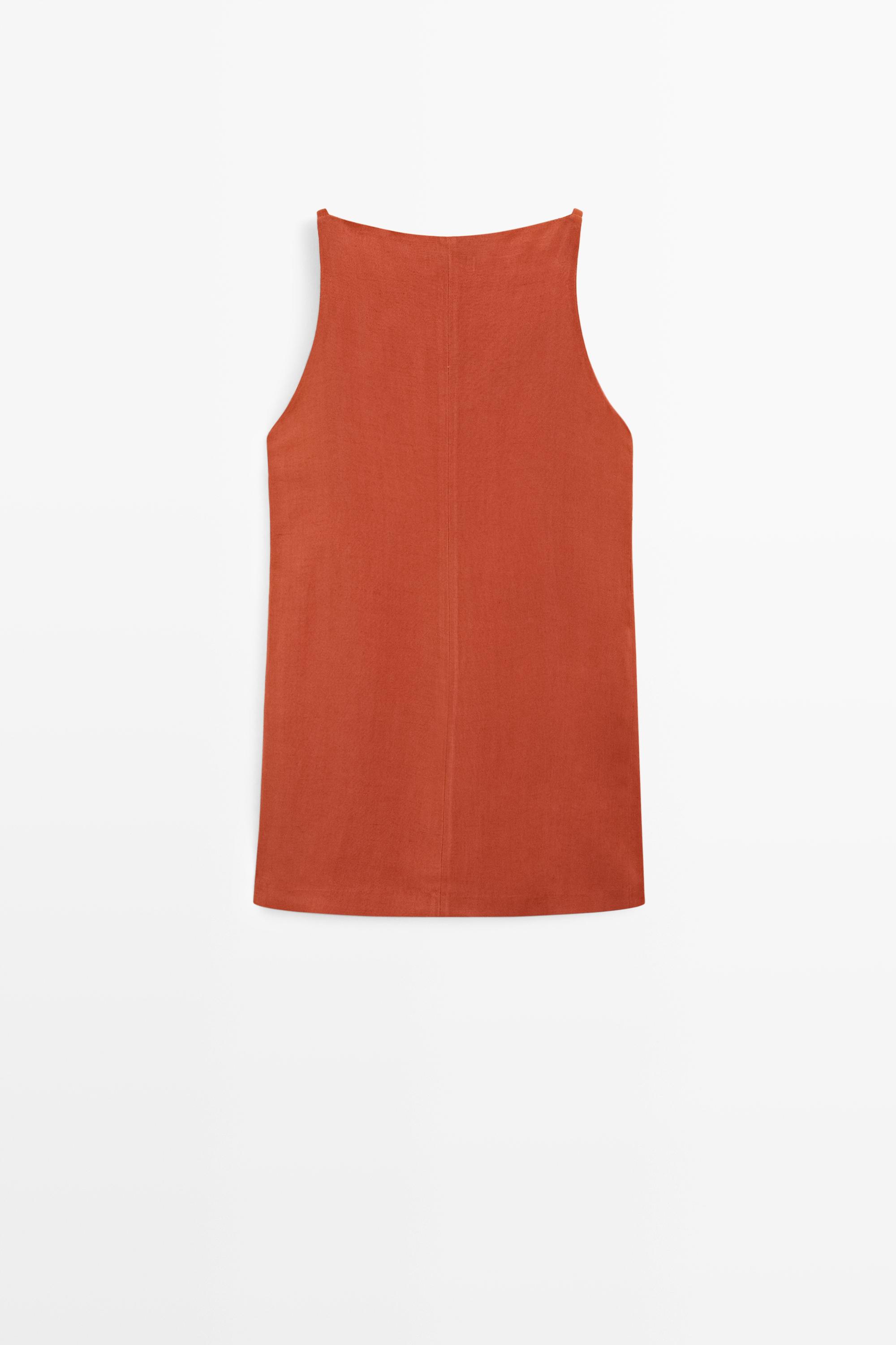 Strappy mini dress — RUSSET