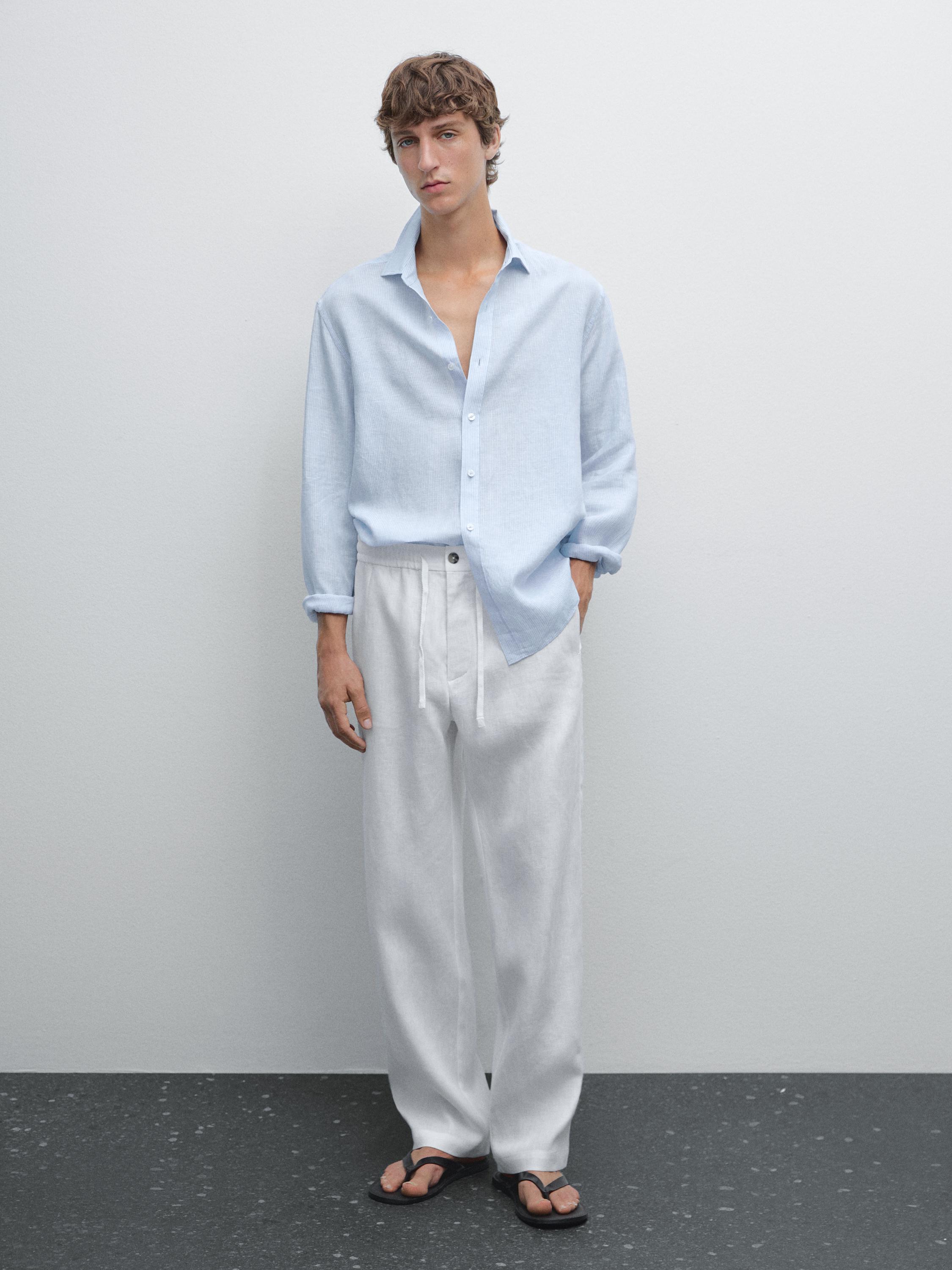 Regular fit striped shirt