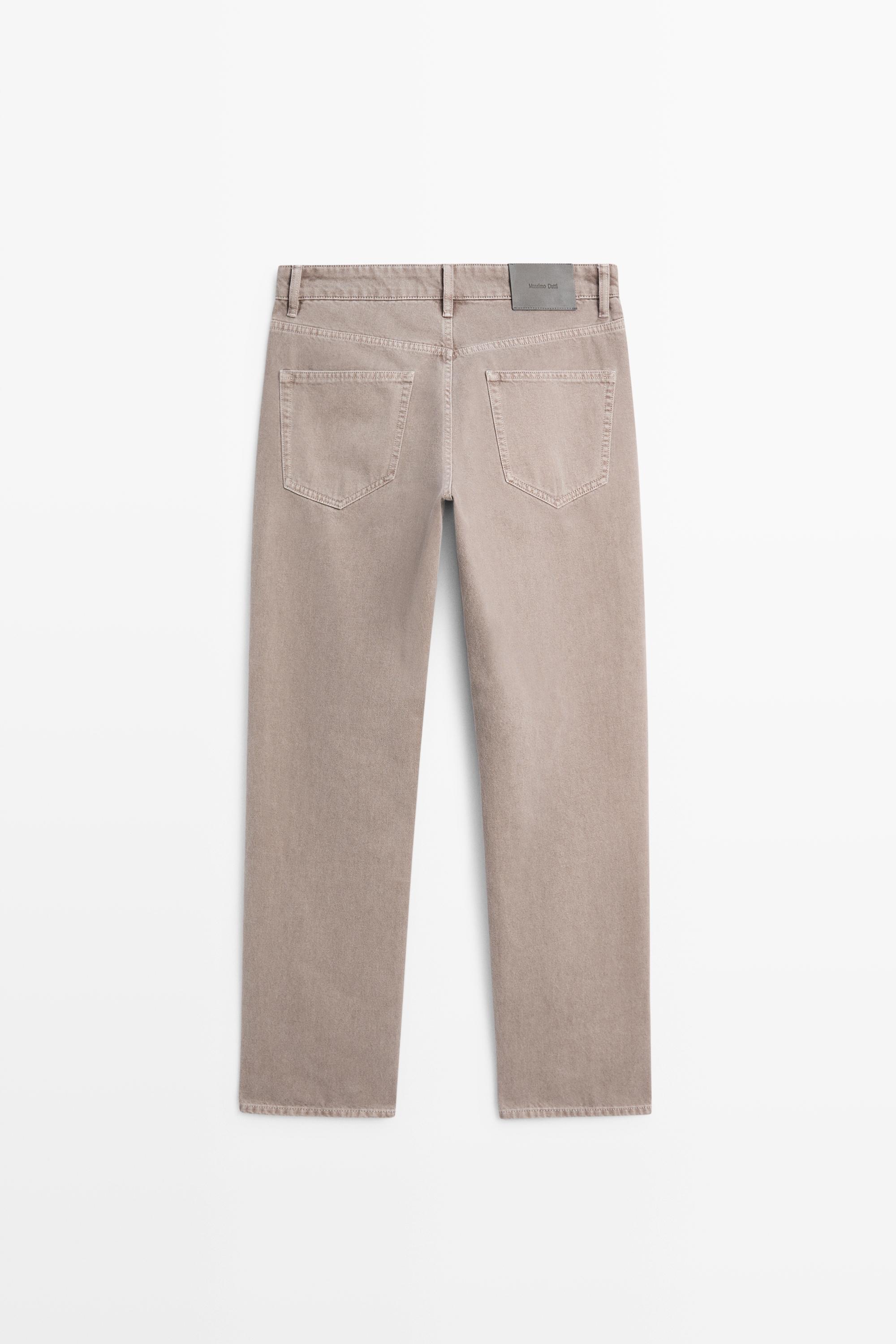 Tapered fit jeans — MINK