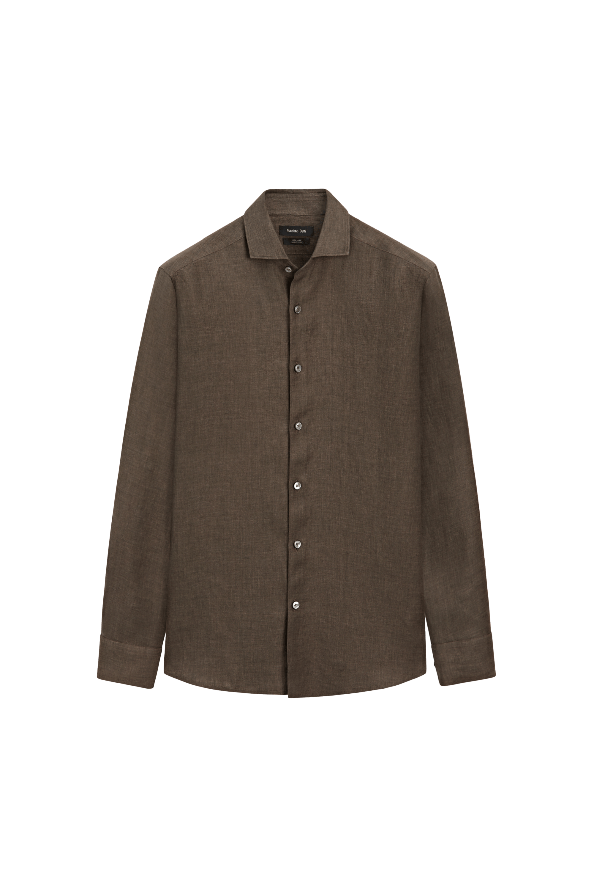 Massimo Dutti %100 keten gömlek görsel 2