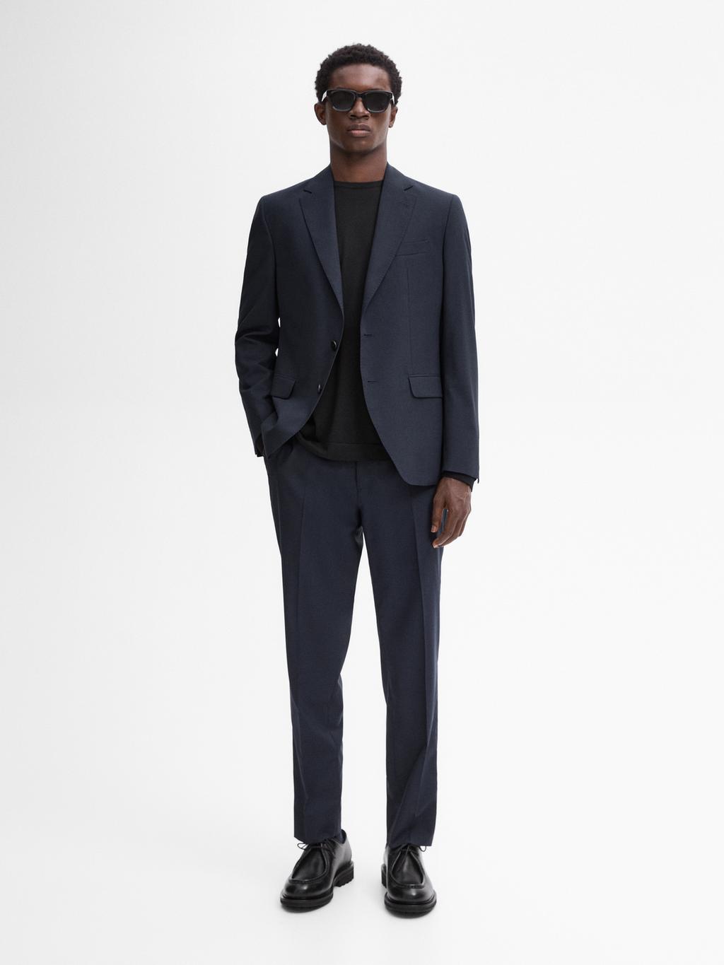 Navy Blue Suit Blazer · Navy Blue · Dressy Massimo Dutti 6243