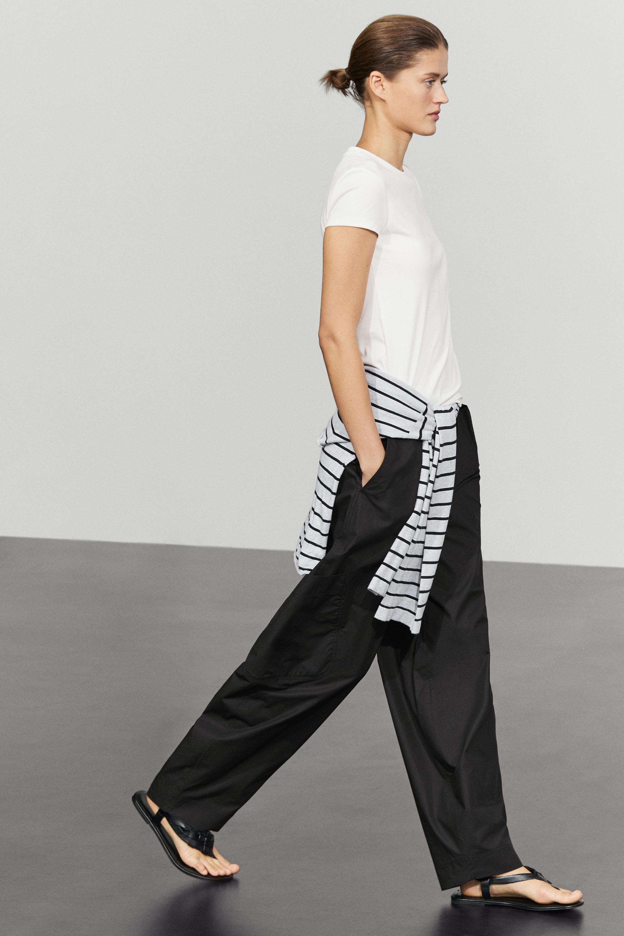 Short sleeve slim fit T-shirt — WHITE