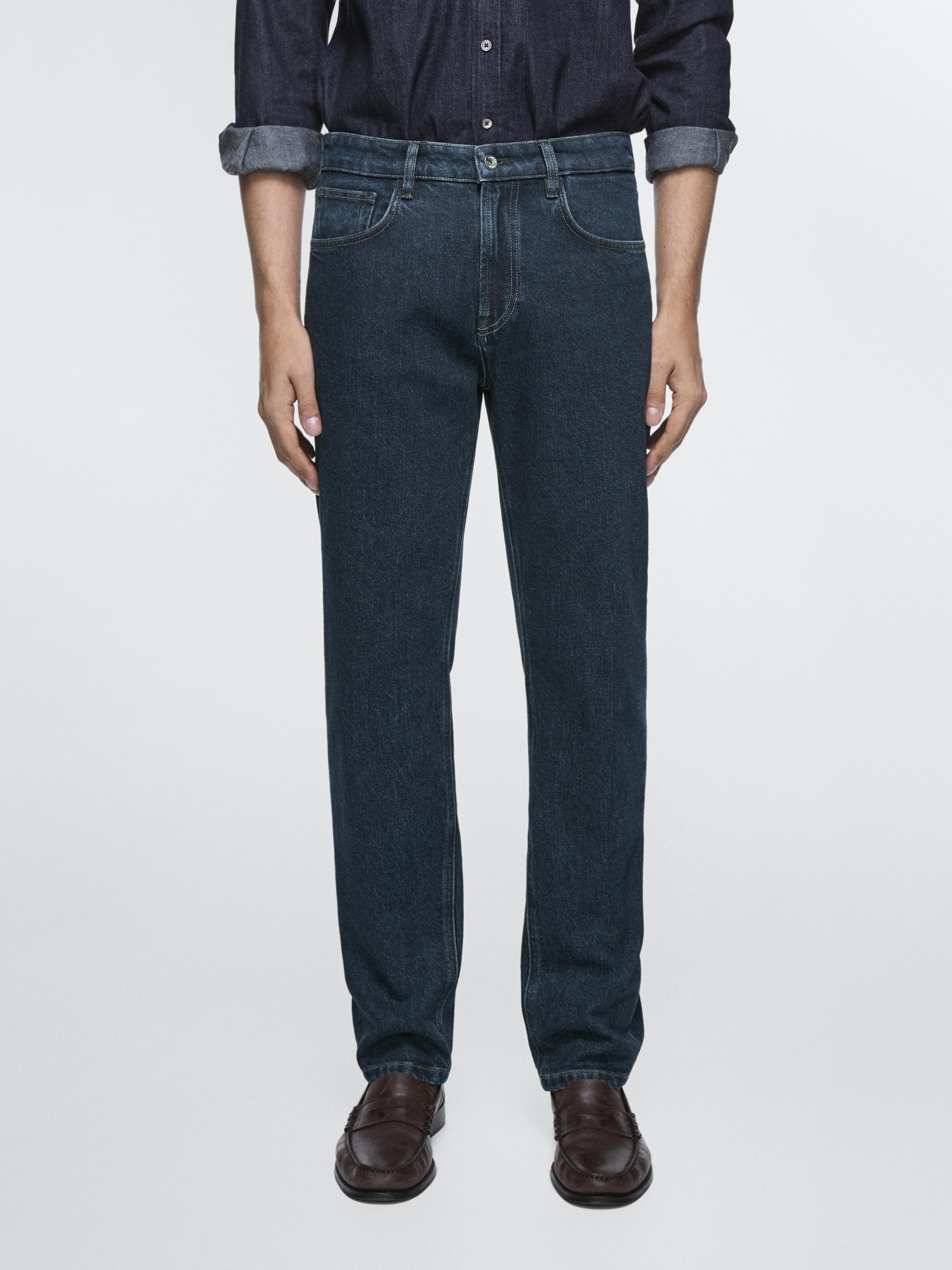Tapered fit jeans — BLUE
