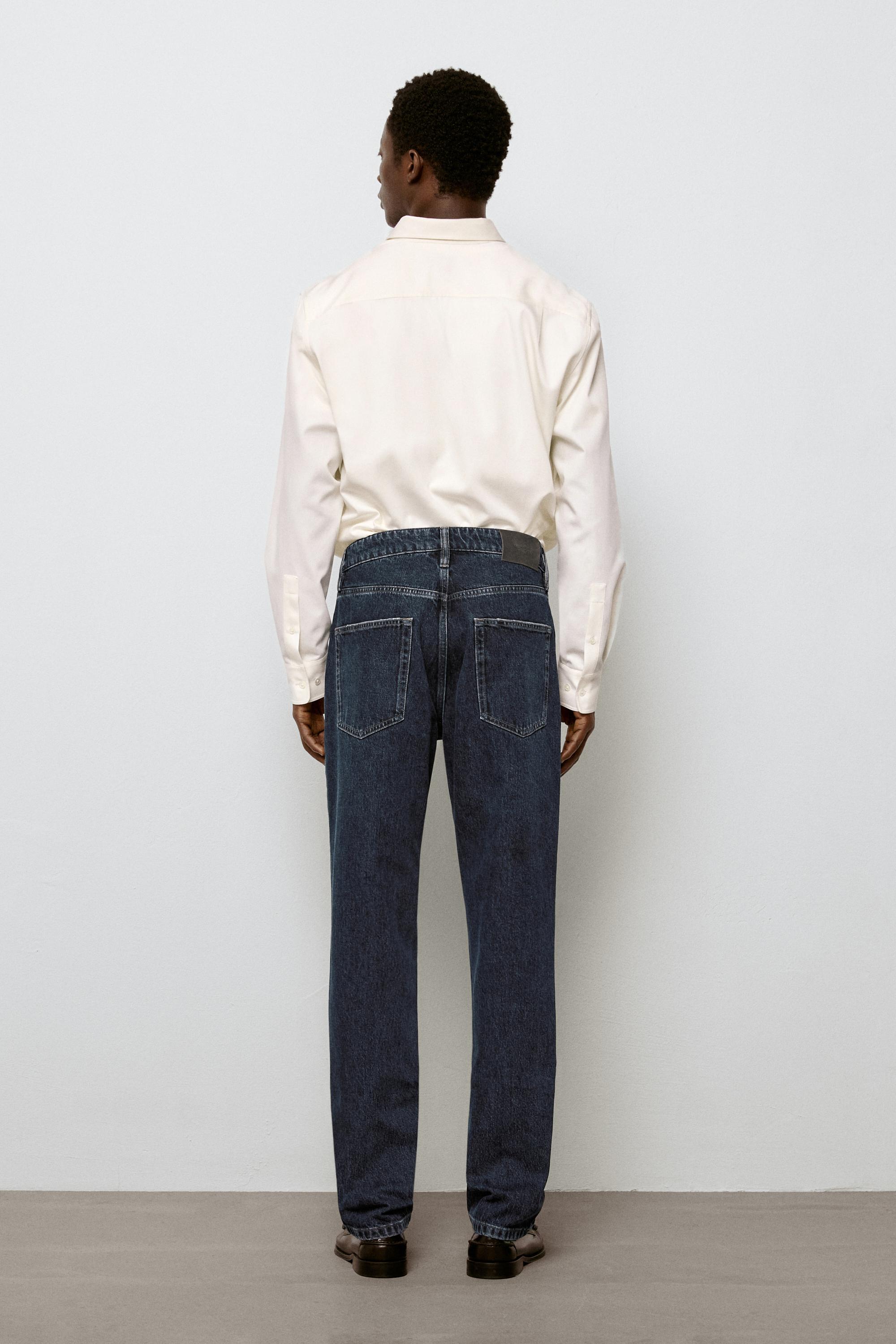 Tapered fit jeans — Dark Blue