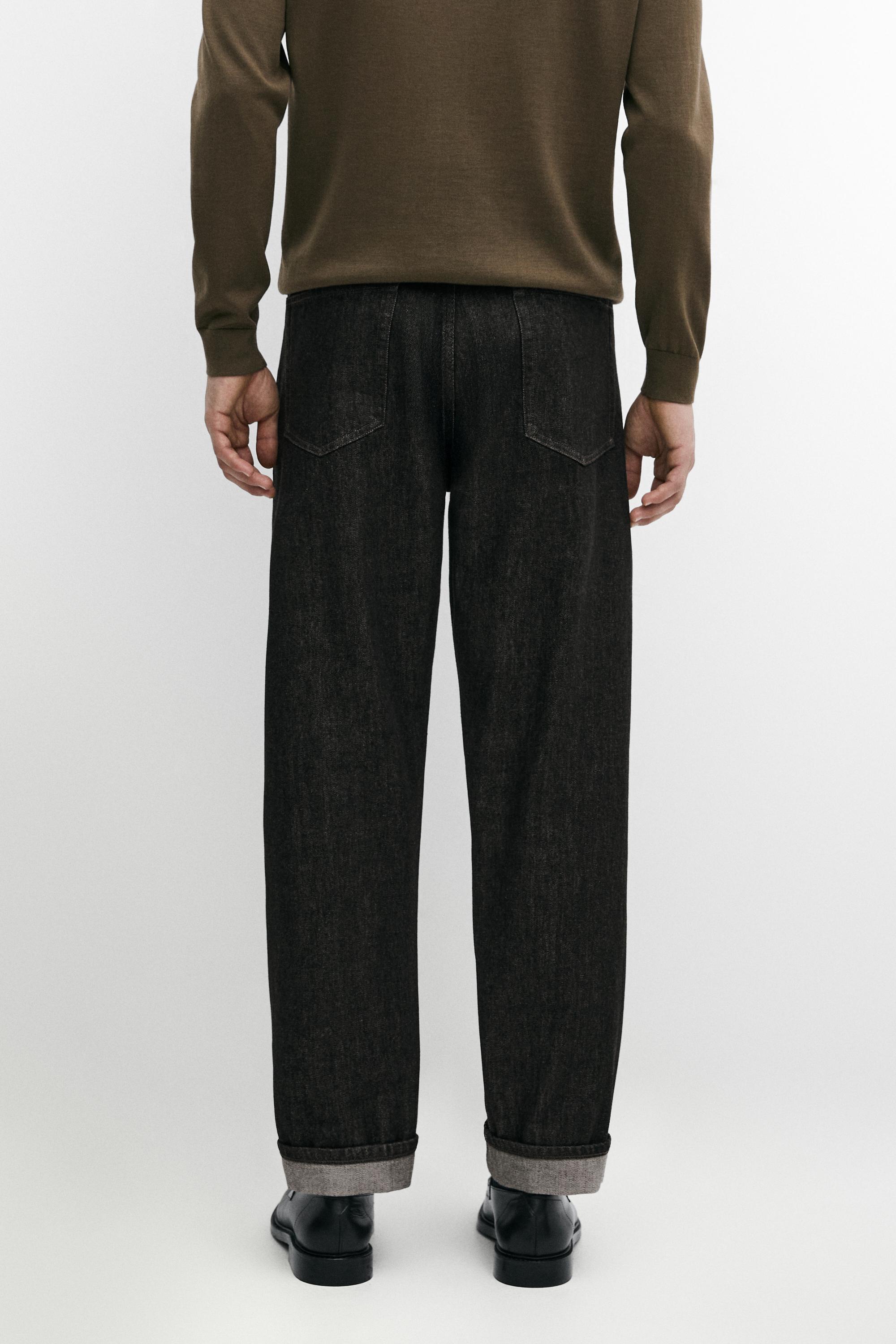 Selvedge fit jeans — BLACK