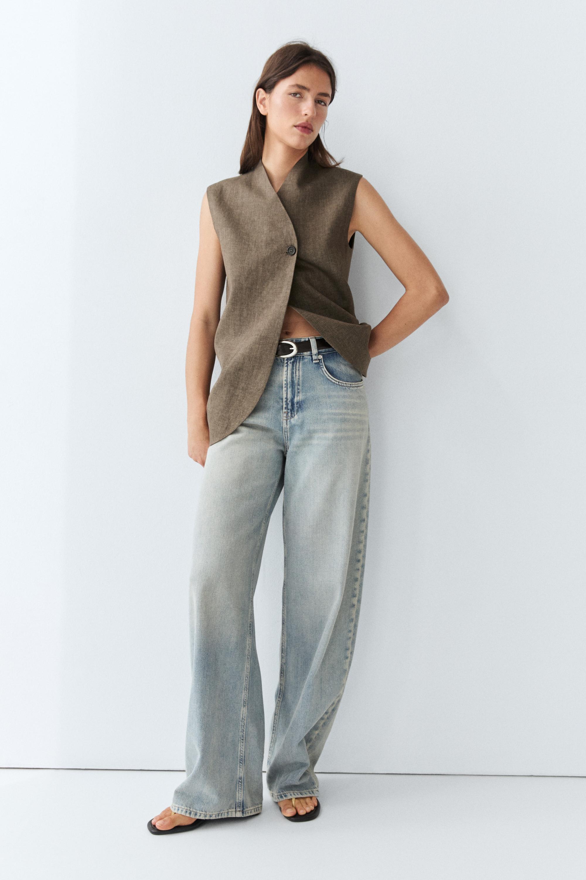 Linen melange waistcoat — CAREY