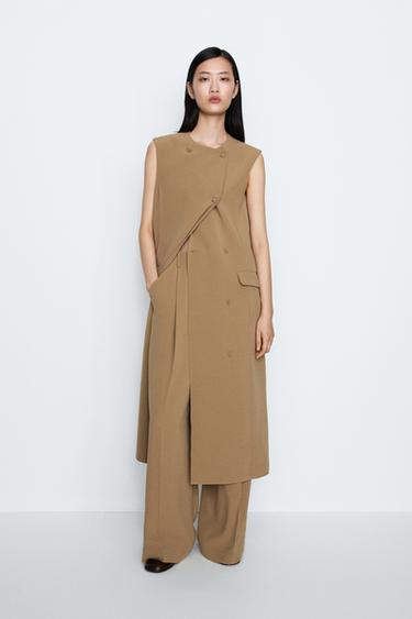 Wrap midi dress with pocket detail - STUDIO — Caramel 5