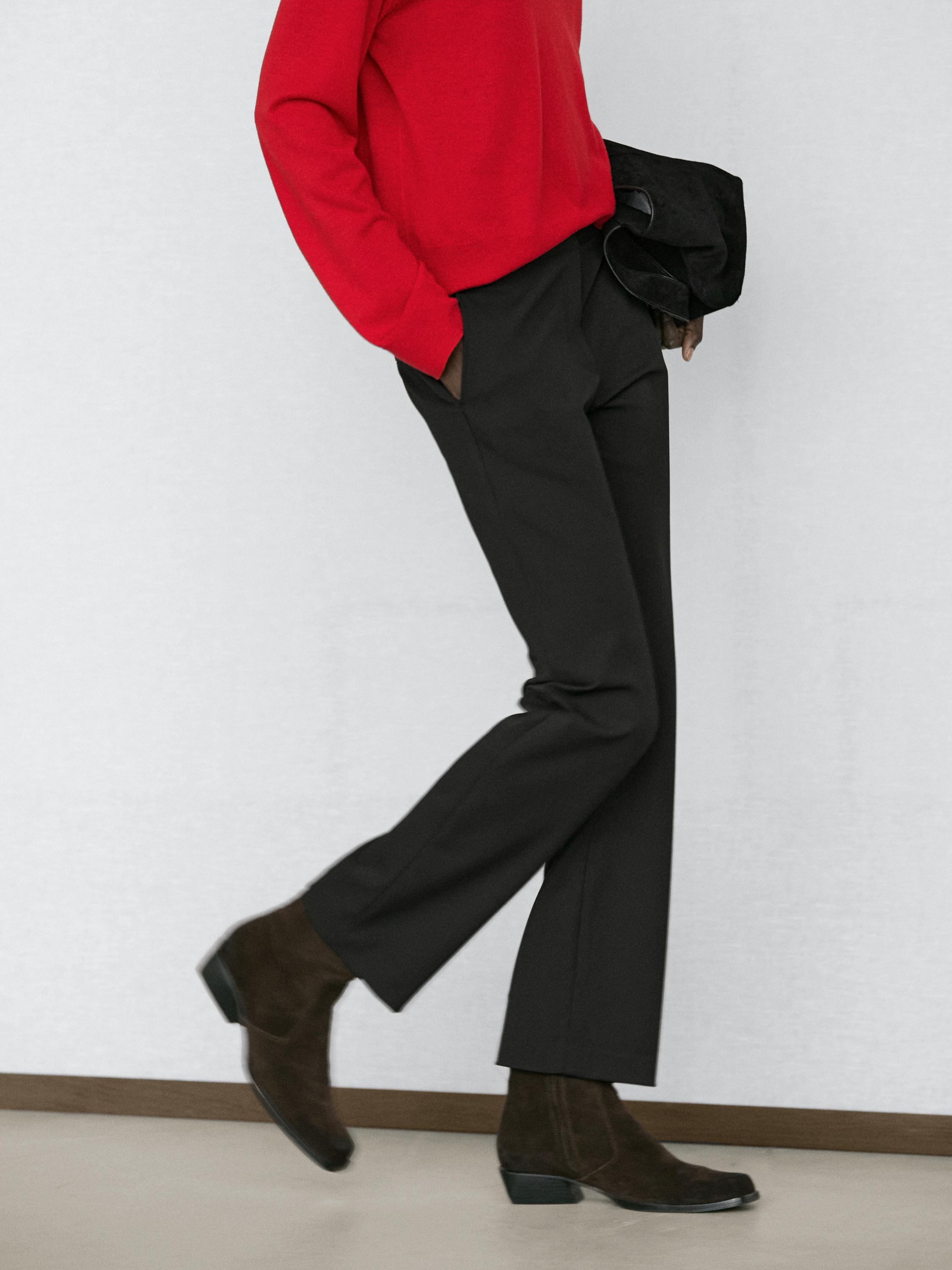 Straight-leg technical trousers