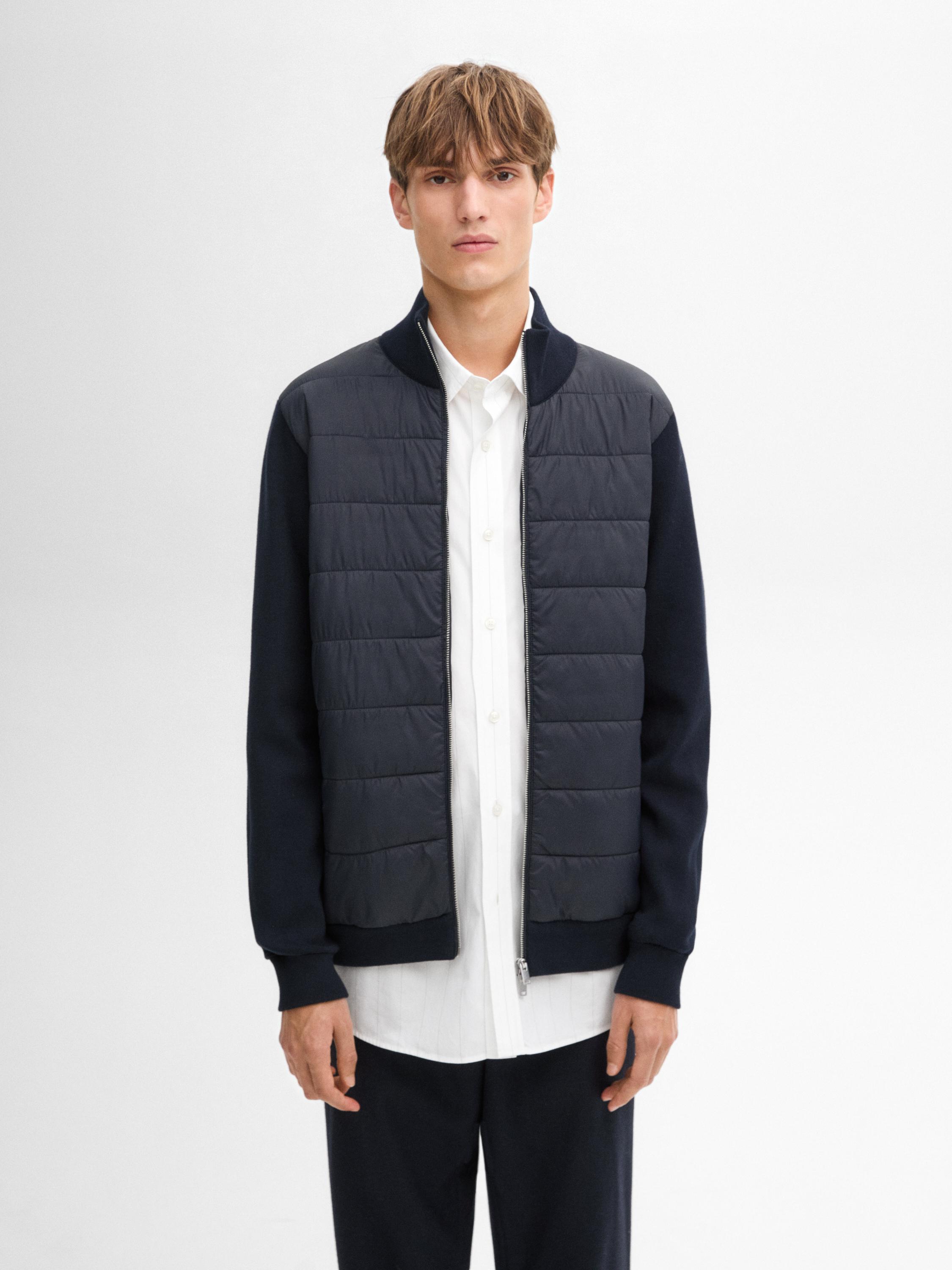 Cotton blend puffer jacket