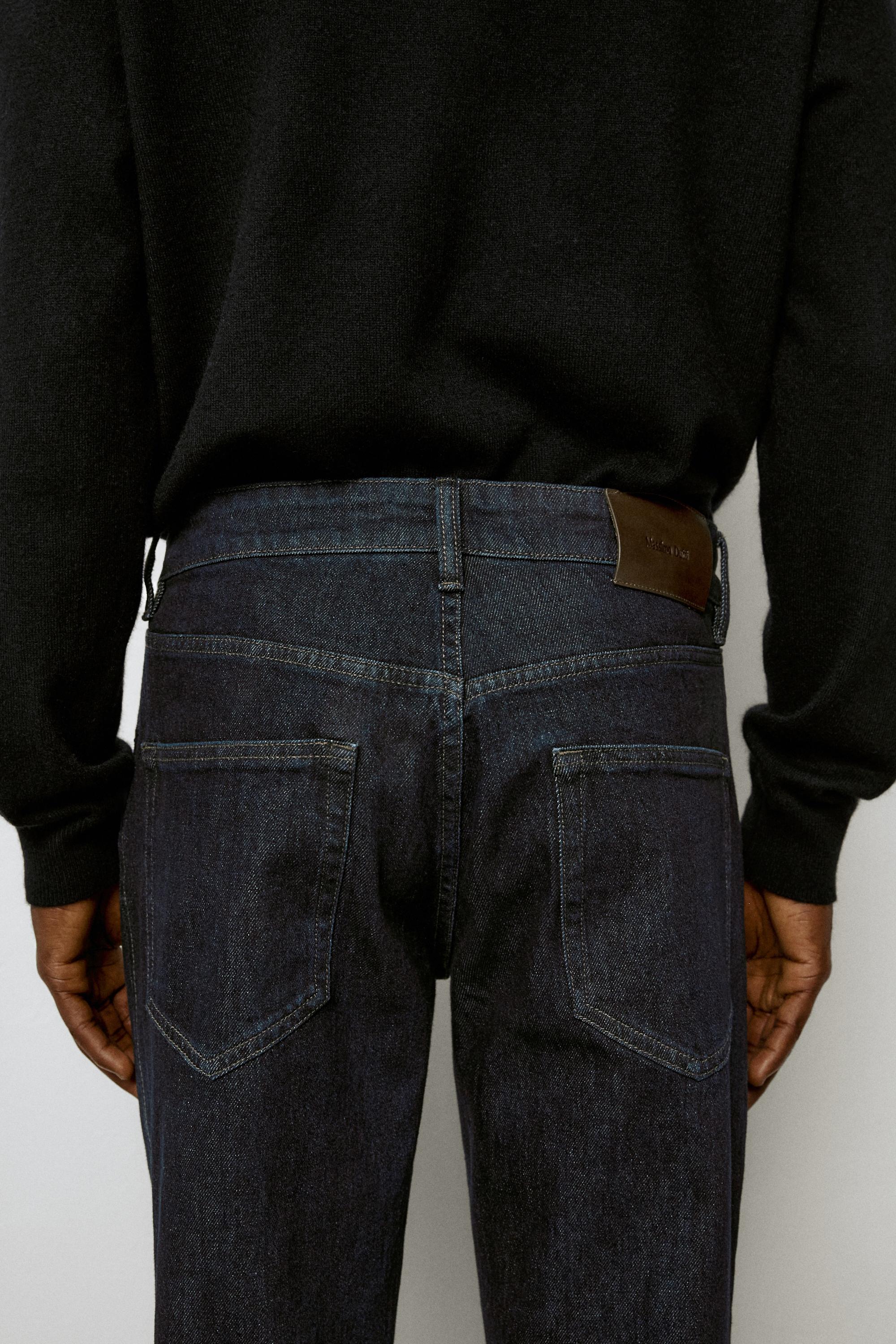 Tapered fit jeans — NAVY BLUE
