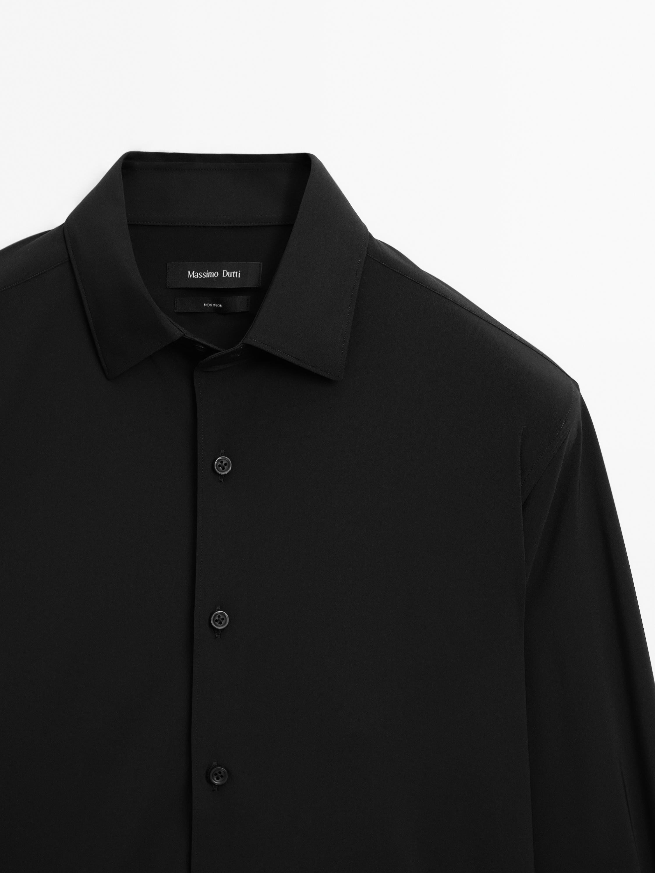 Slim fit non-iron shirt