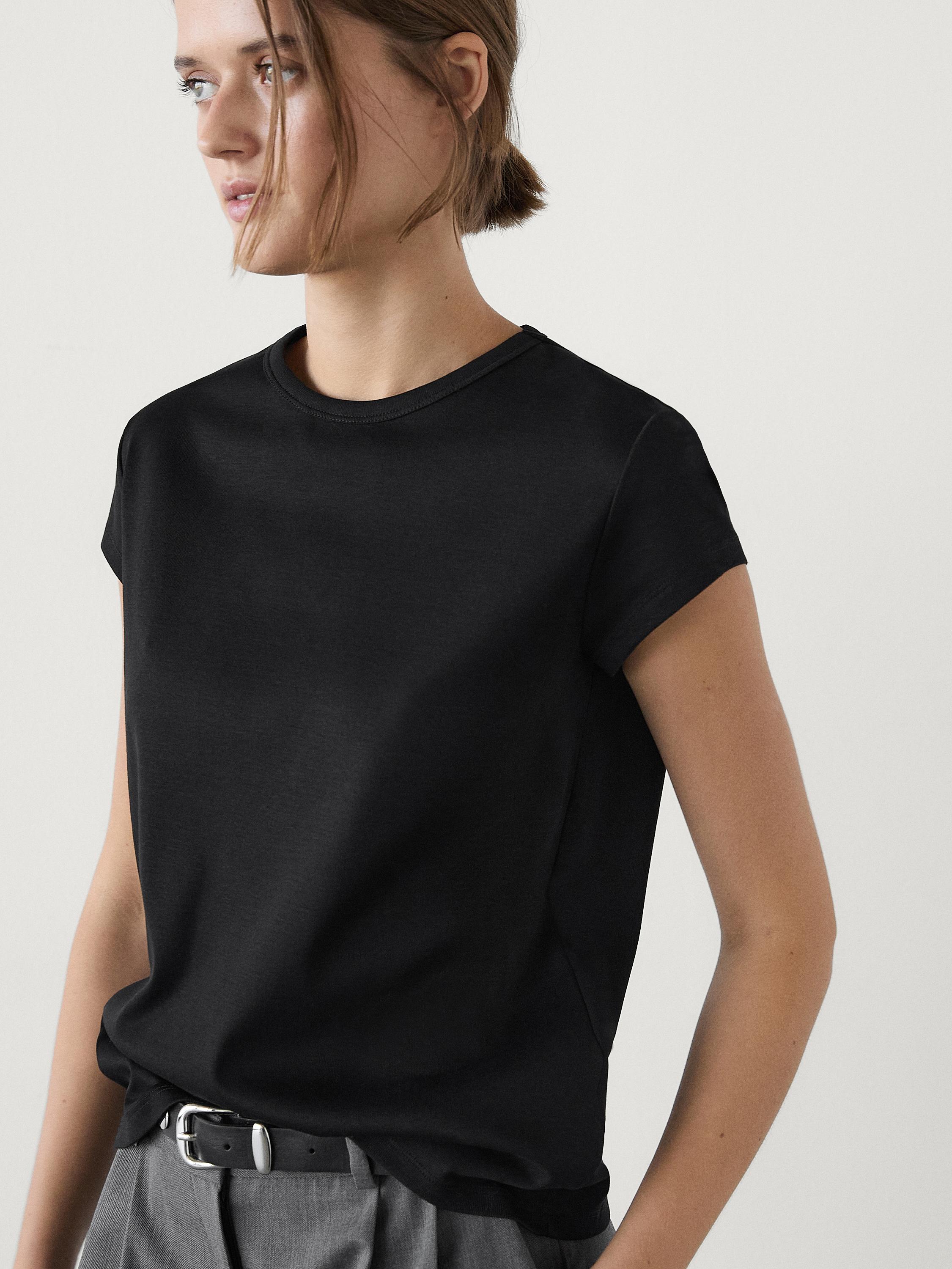 Tričko ze 100% mercerizované bavlny s krátkým rukávem